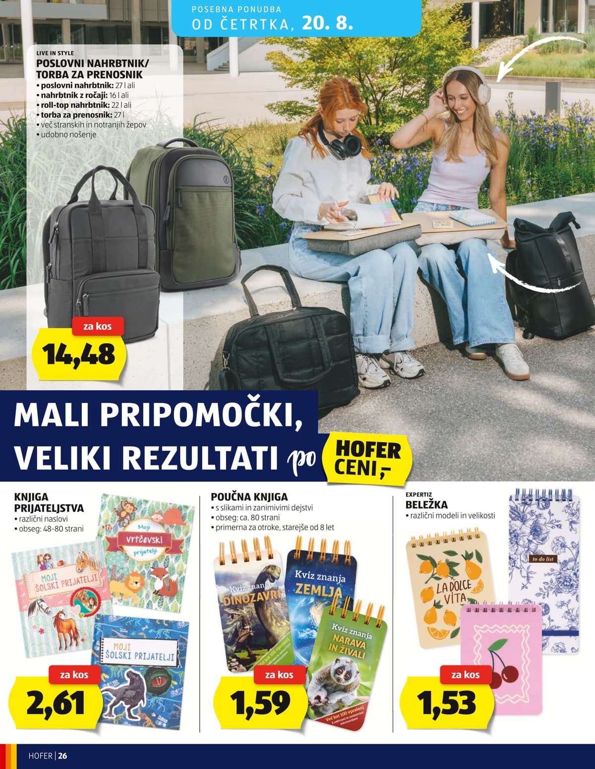Stran 26. Hofer kataloga - Akcijska Ponudba od 12.08.2026.