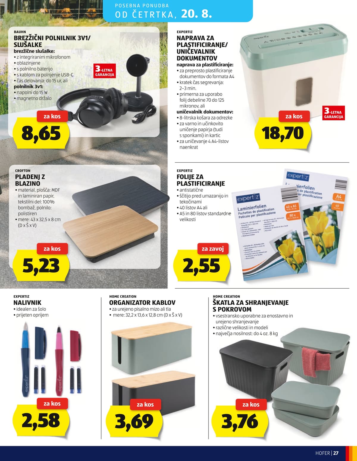 Stran 27. Hofer kataloga - Akcijska Ponudba