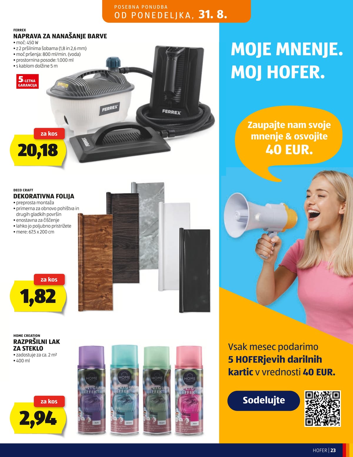 Stran 23. Hofer kataloga - Akcijska Ponudba