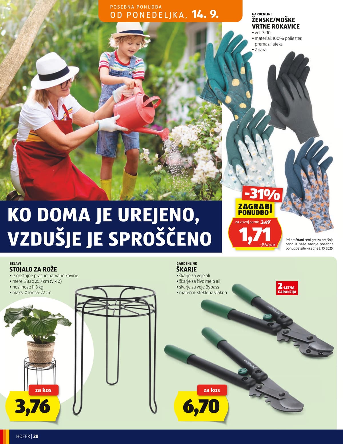 Stran 20. Hofer kataloga - Akcijska Ponudba