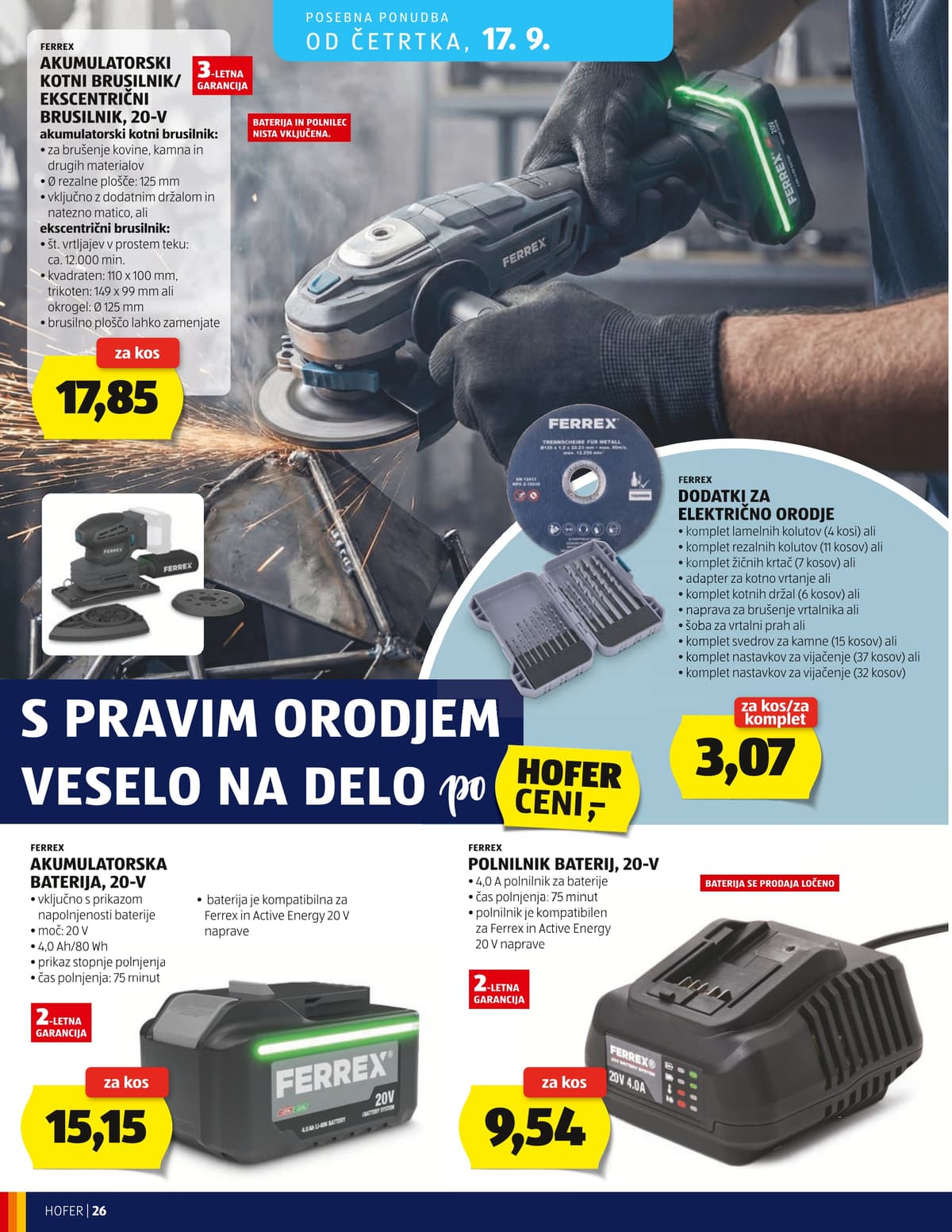 Stran 26. Hofer kataloga - Akcijska Ponudba od 10.09.2026.