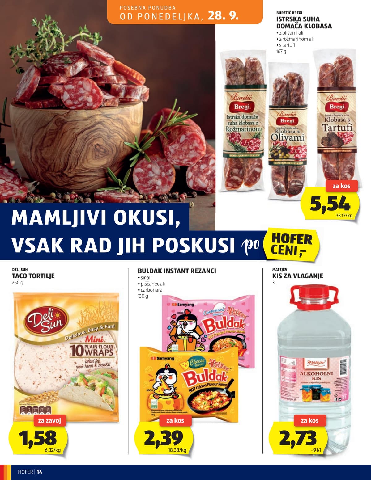 Stran 14. Hofer kataloga - Akcijska Ponudba od 24.09.2026.
