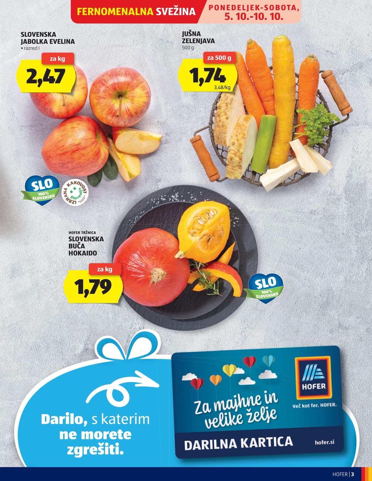Stran 3. Hofer kataloga - Akcijska Ponudba od 01.10.2026.