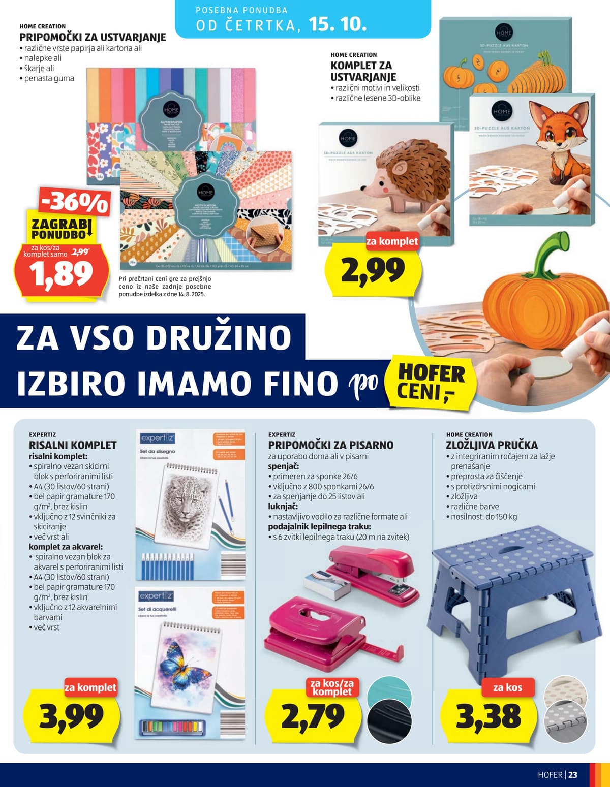 Stran 23. Hofer kataloga - Akcijska Ponudba