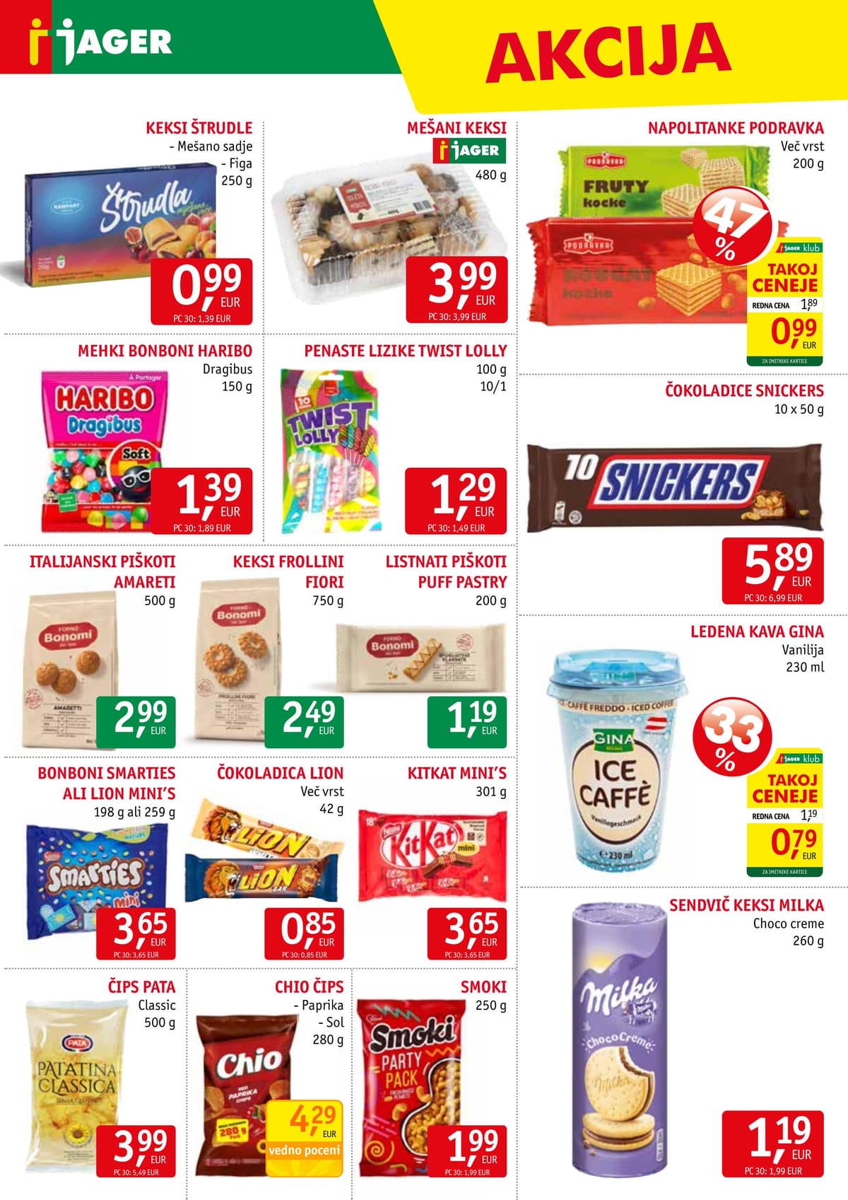Stran 10. Jager kataloga - Živila od 03.03.2026.