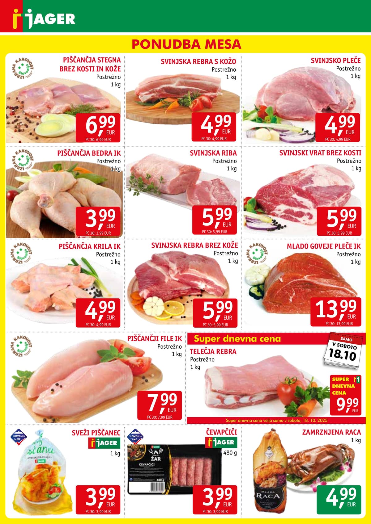 Stran 3. Jager kataloga - Živila od 03.03.2026.