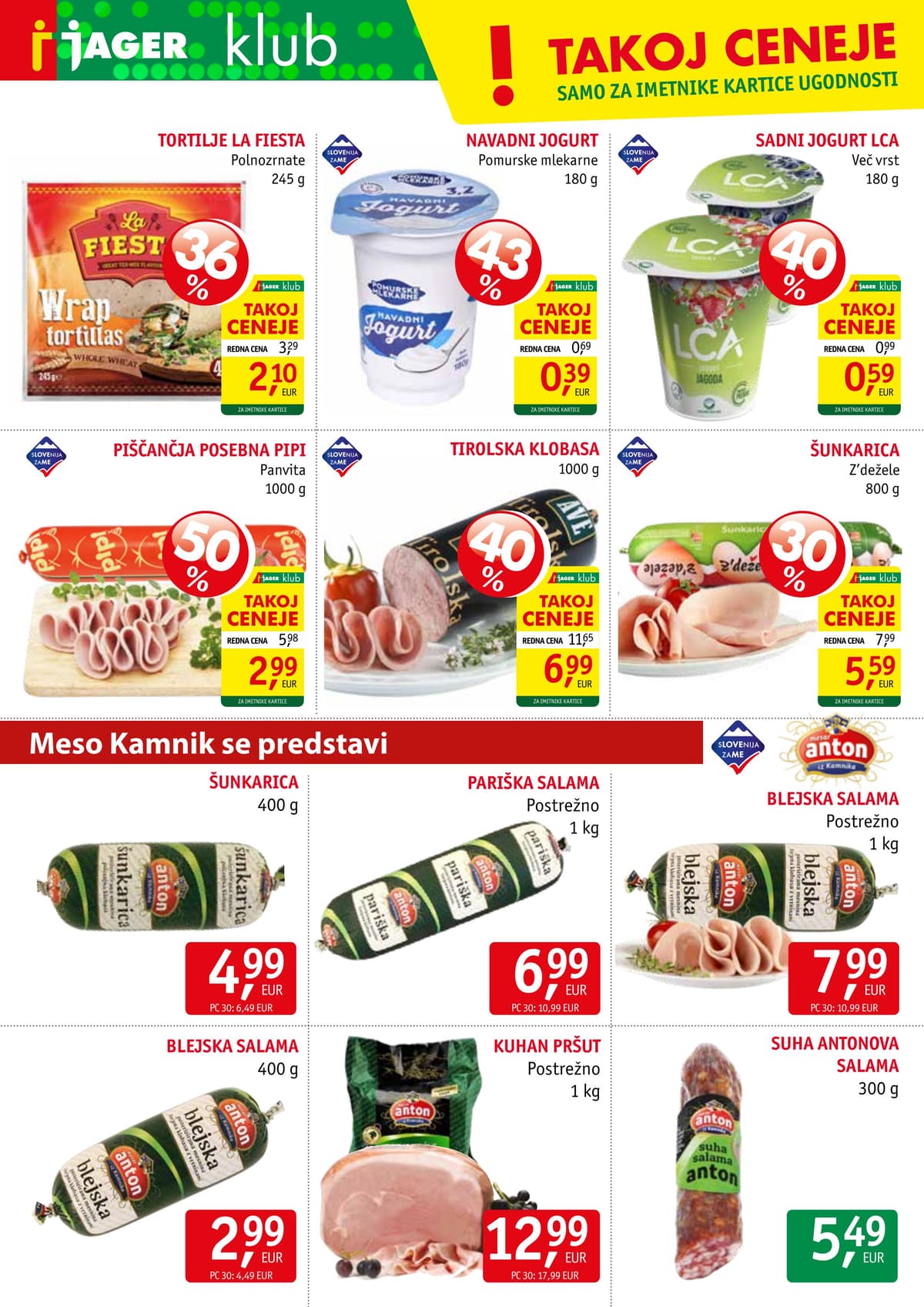 Stran 4. Jager kataloga - Živila od 03.03.2026.