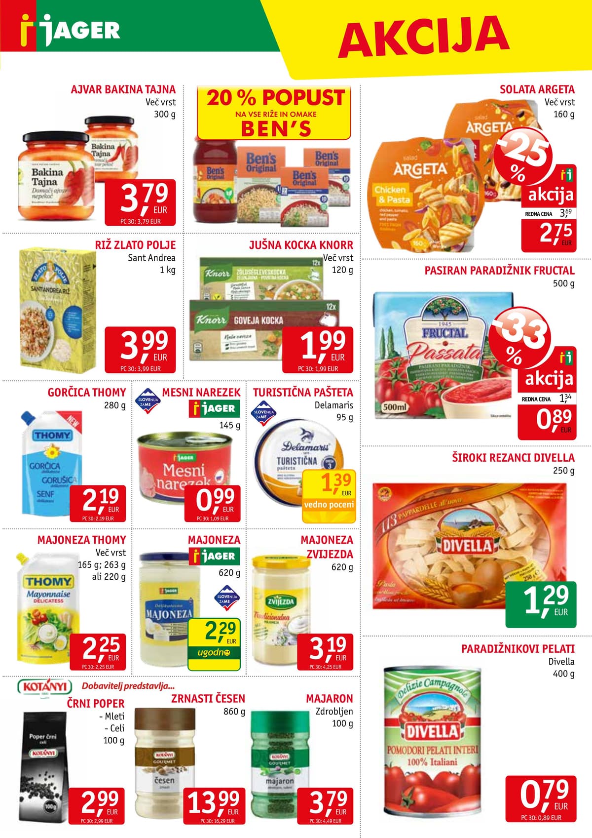 Stran 9. Jager kataloga - Živila od 03.03.2026.