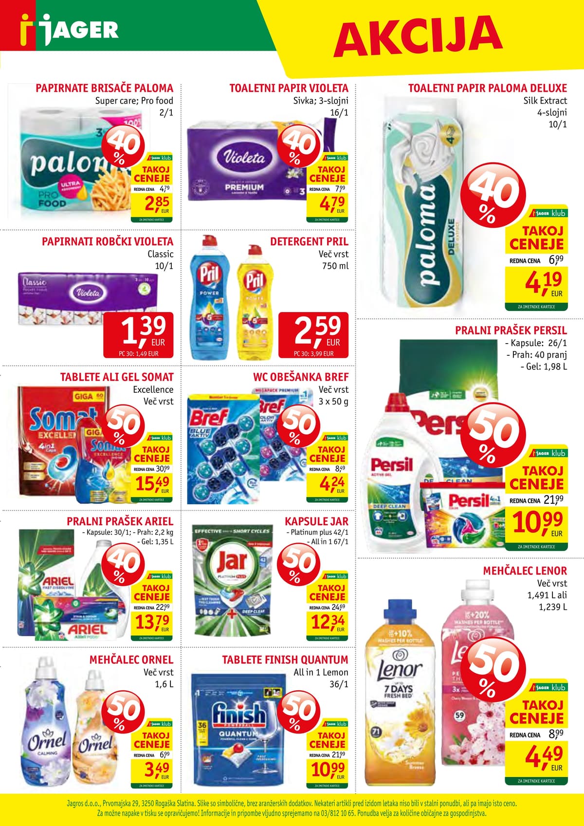 Stran 15. Jager kataloga - Živila