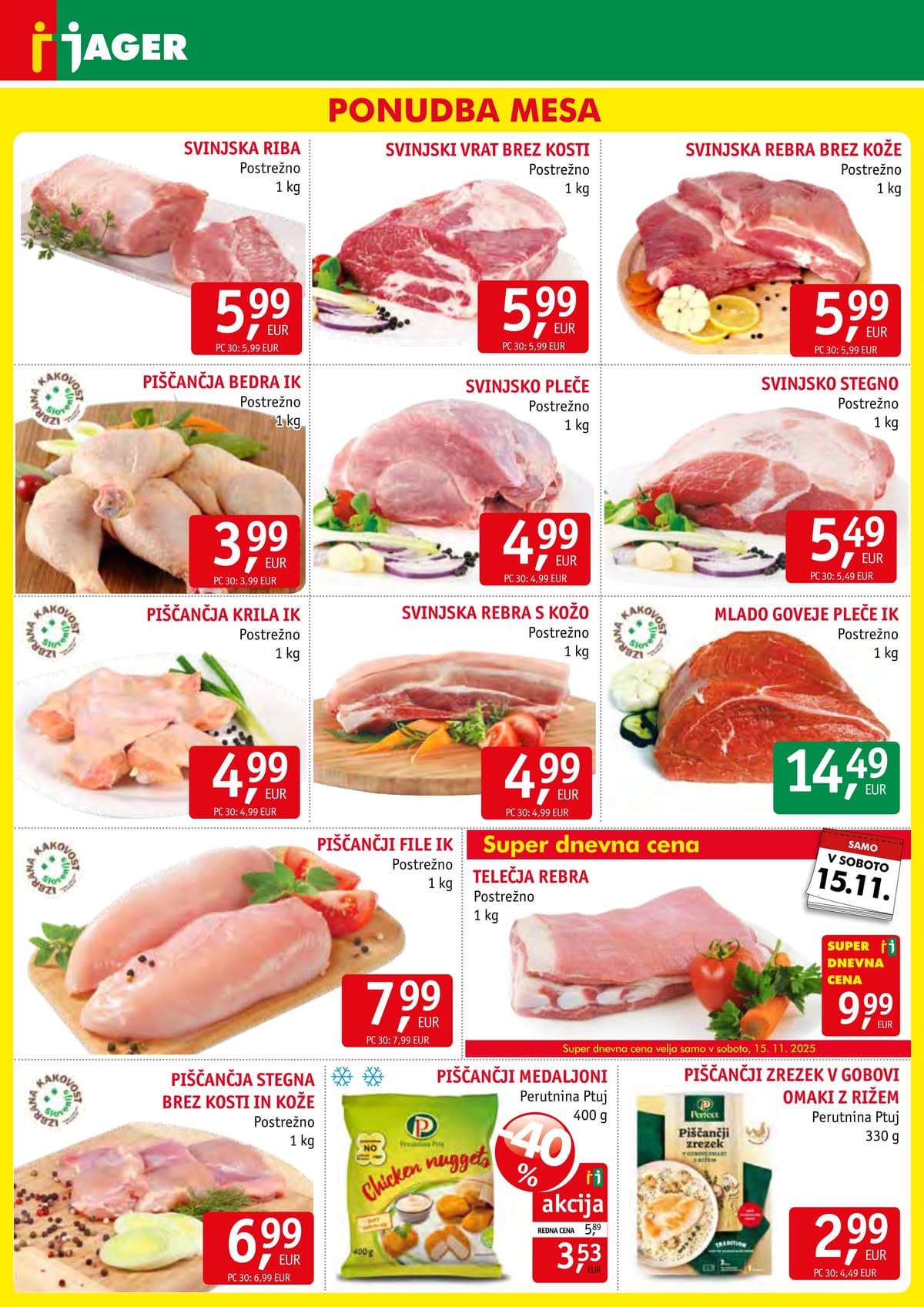 Stran 3. Jager kataloga - Živila od 01.03.2026.