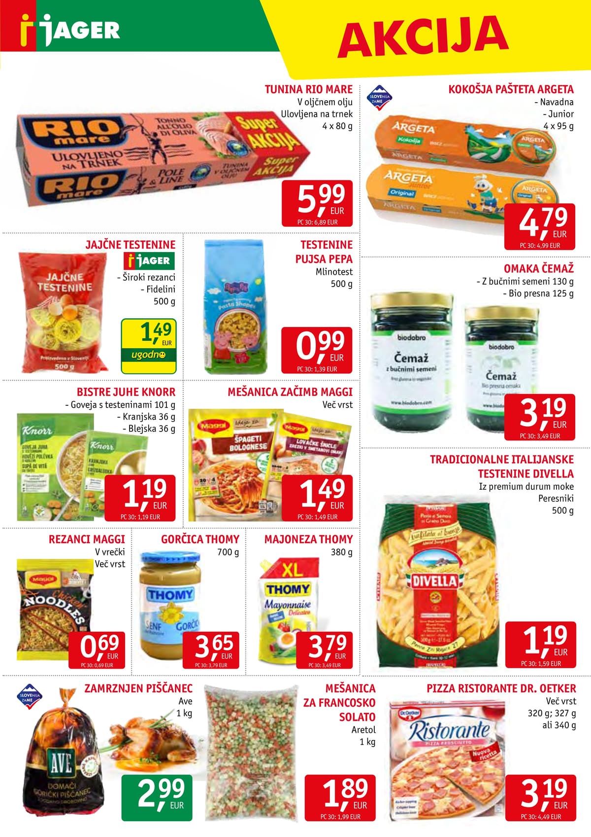 Stran 9. Jager kataloga - Živila od 01.03.2026.