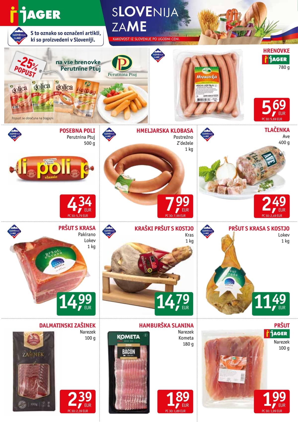 Stran 2. Jager kataloga - Živila od 04.03.2026.