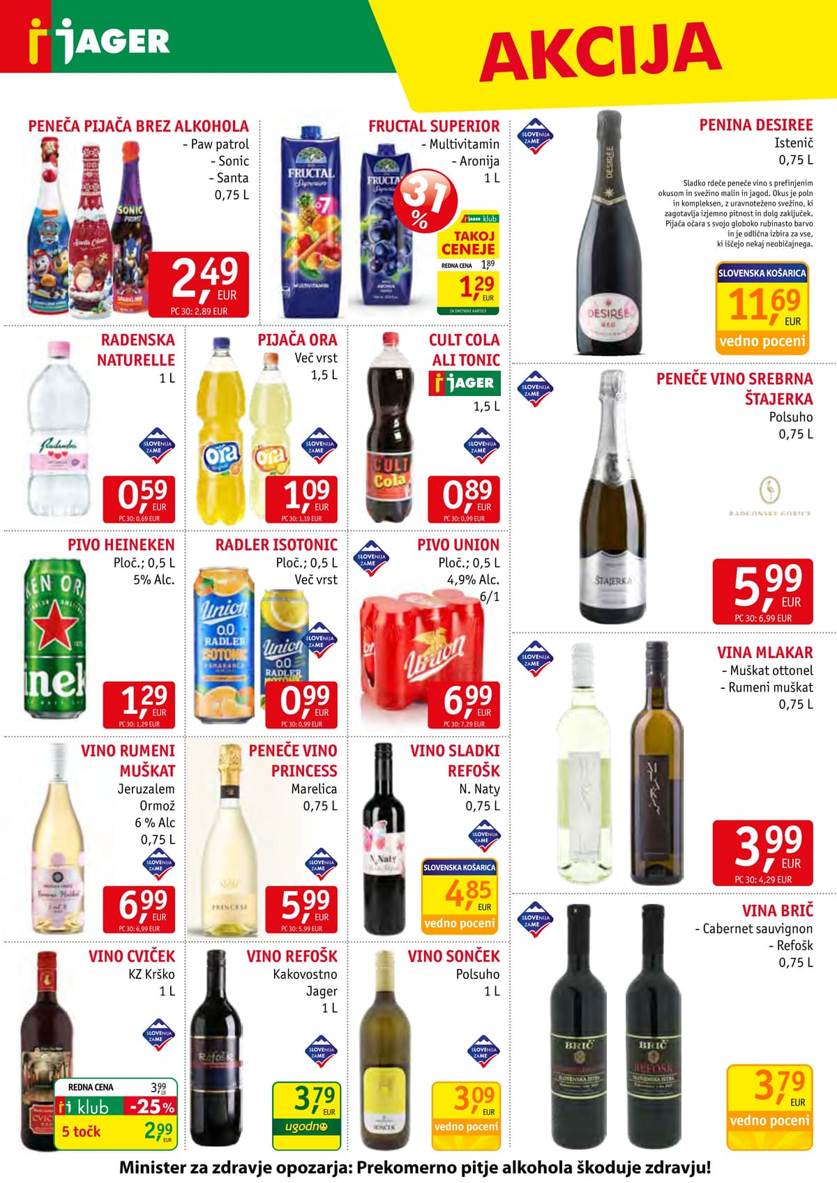 Stran 12. Jager kataloga - Živila od 02.03.2026.