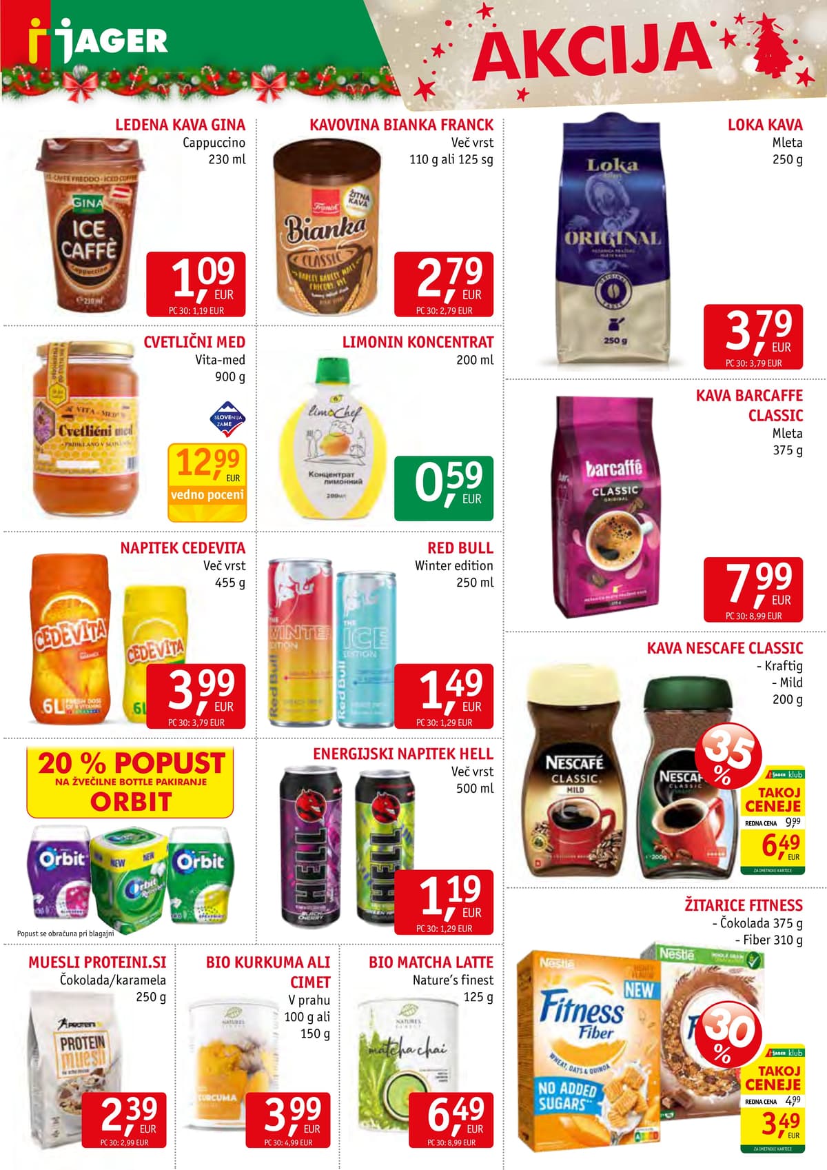 Stran 13. Jager kataloga - Živila