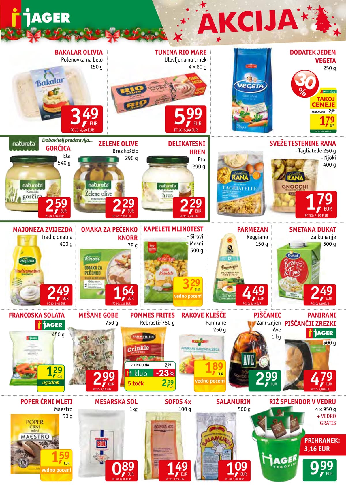 Stran 9. Jager kataloga - Živila