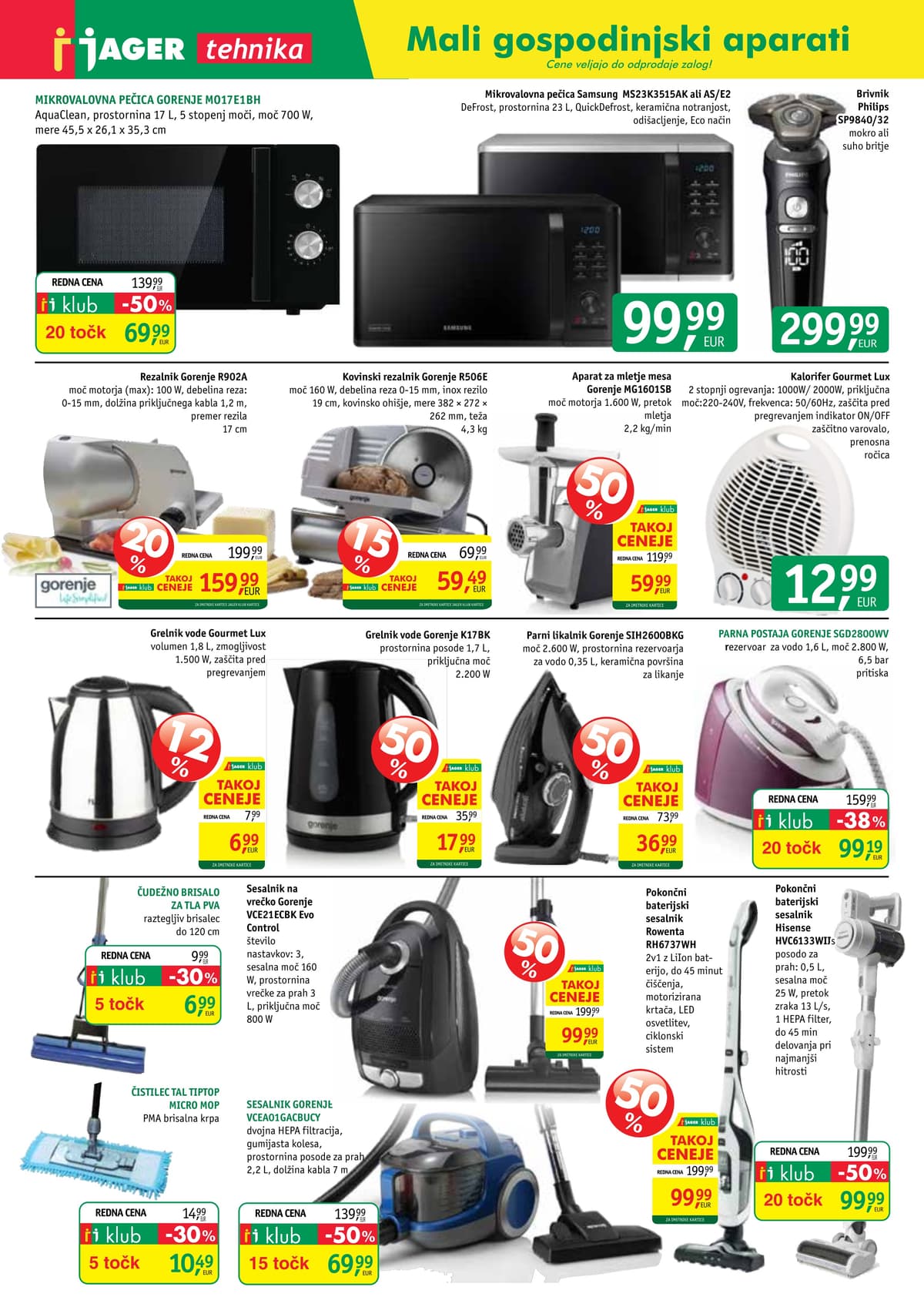 Stran 10. Jager kataloga - Tehnika od 02.03.2026.