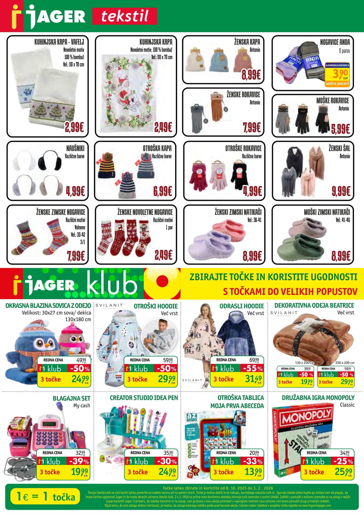 Stran 3. Jager kataloga - Tekstil