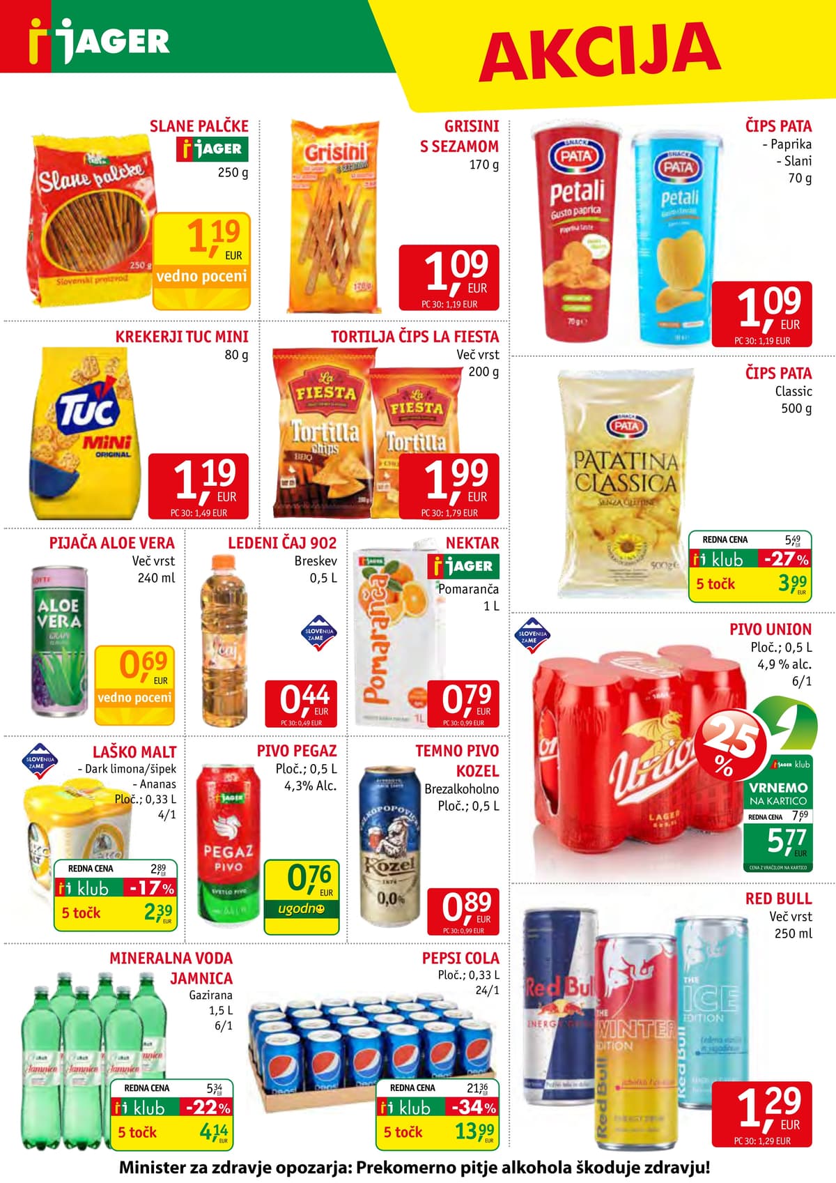 Stran 12. Jager kataloga - Živila od 01.03.2026.