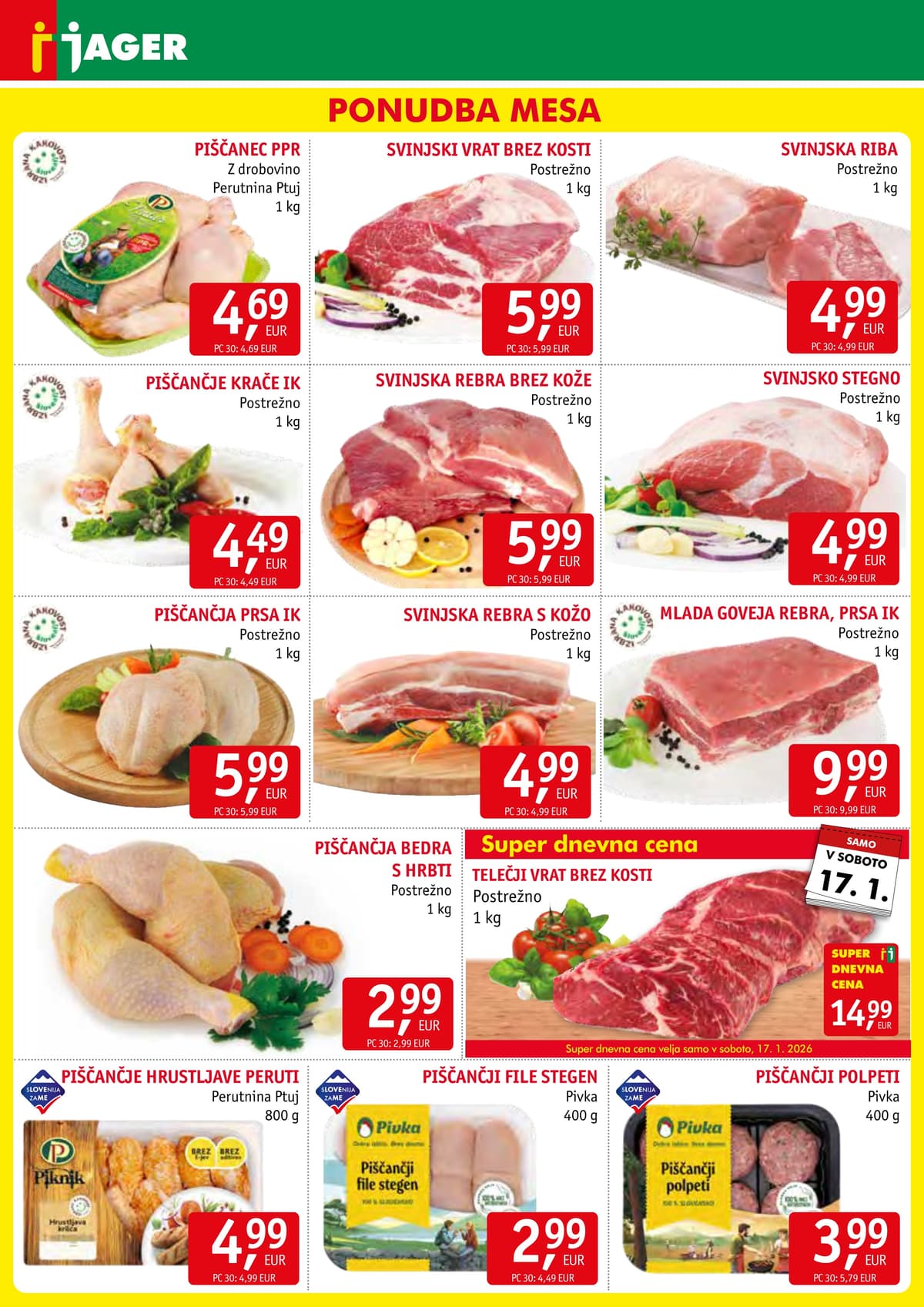 Stran 3. Jager kataloga - Živila od 03.03.2026.