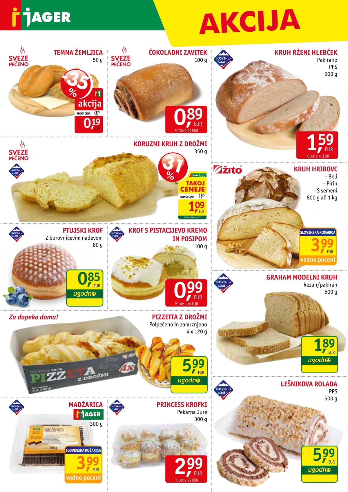 Stran 6. Jager kataloga - Živila od 03.03.2026.
