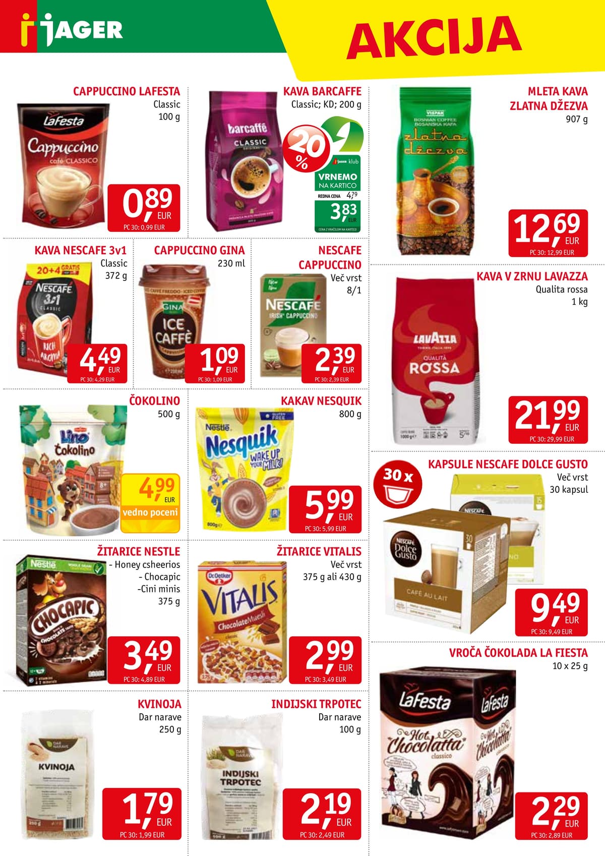 Stran 10. Jager kataloga - Živila od 03.03.2026.