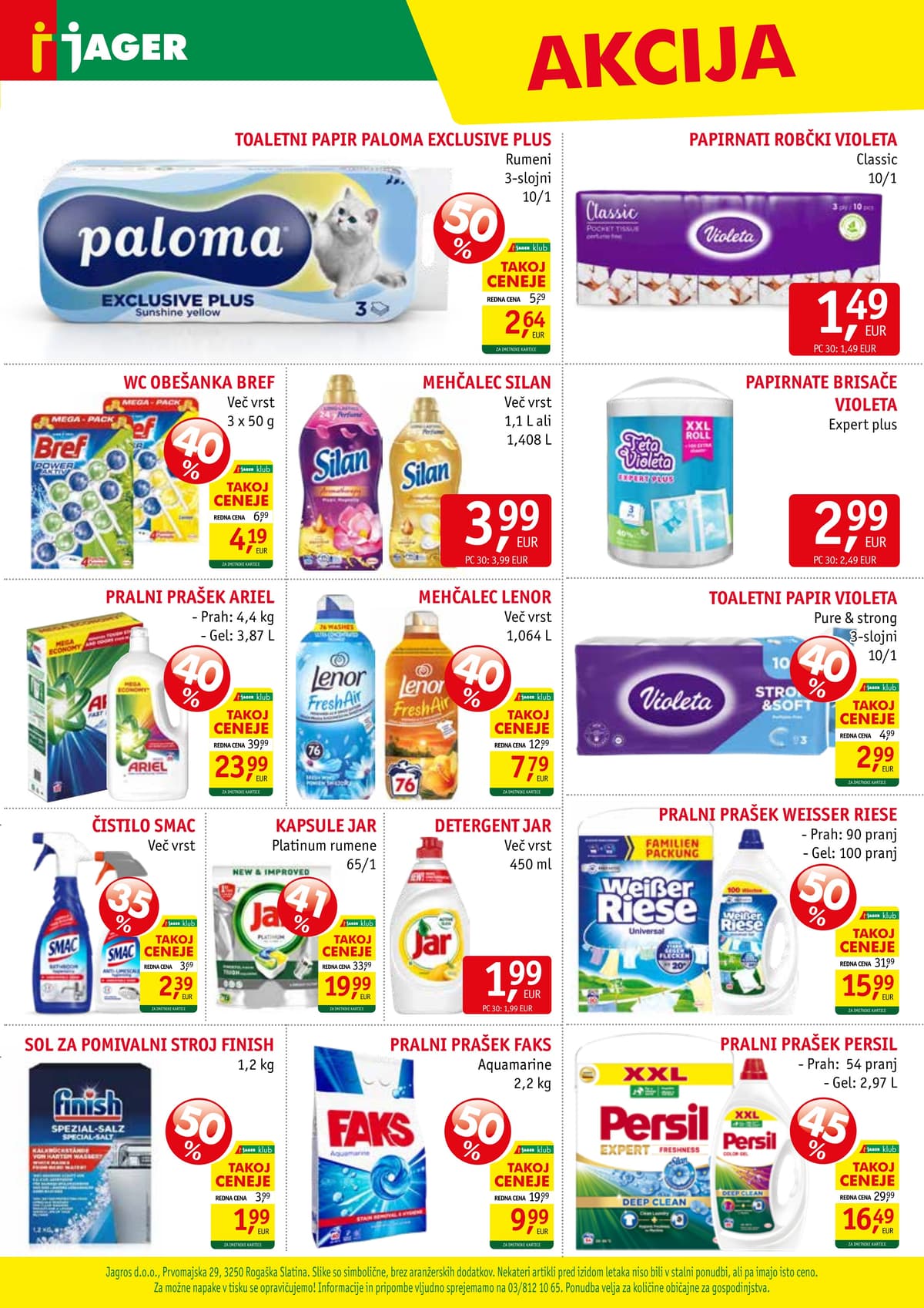 Stran 15. Jager kataloga - Živila od 03.03.2026.