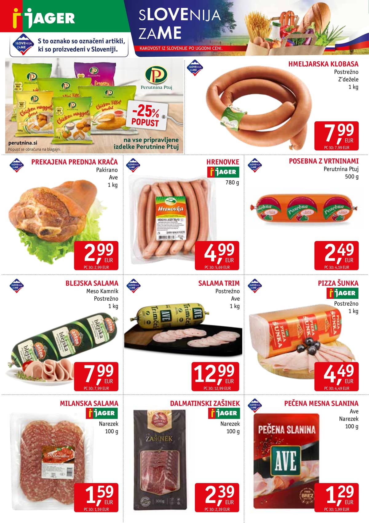 Stran 2. Jager kataloga - Živila od 03.03.2026.