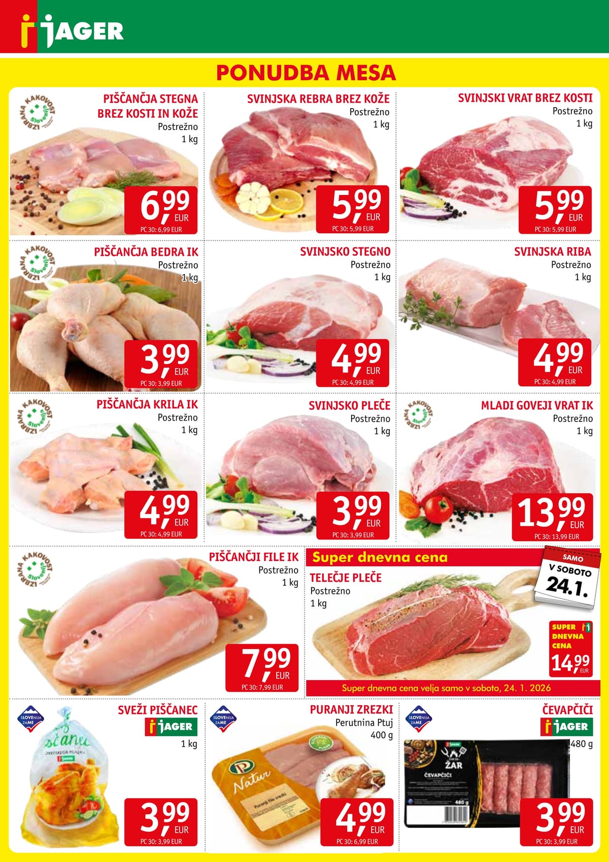 Stran 3. Jager kataloga - Živila od 03.03.2026.