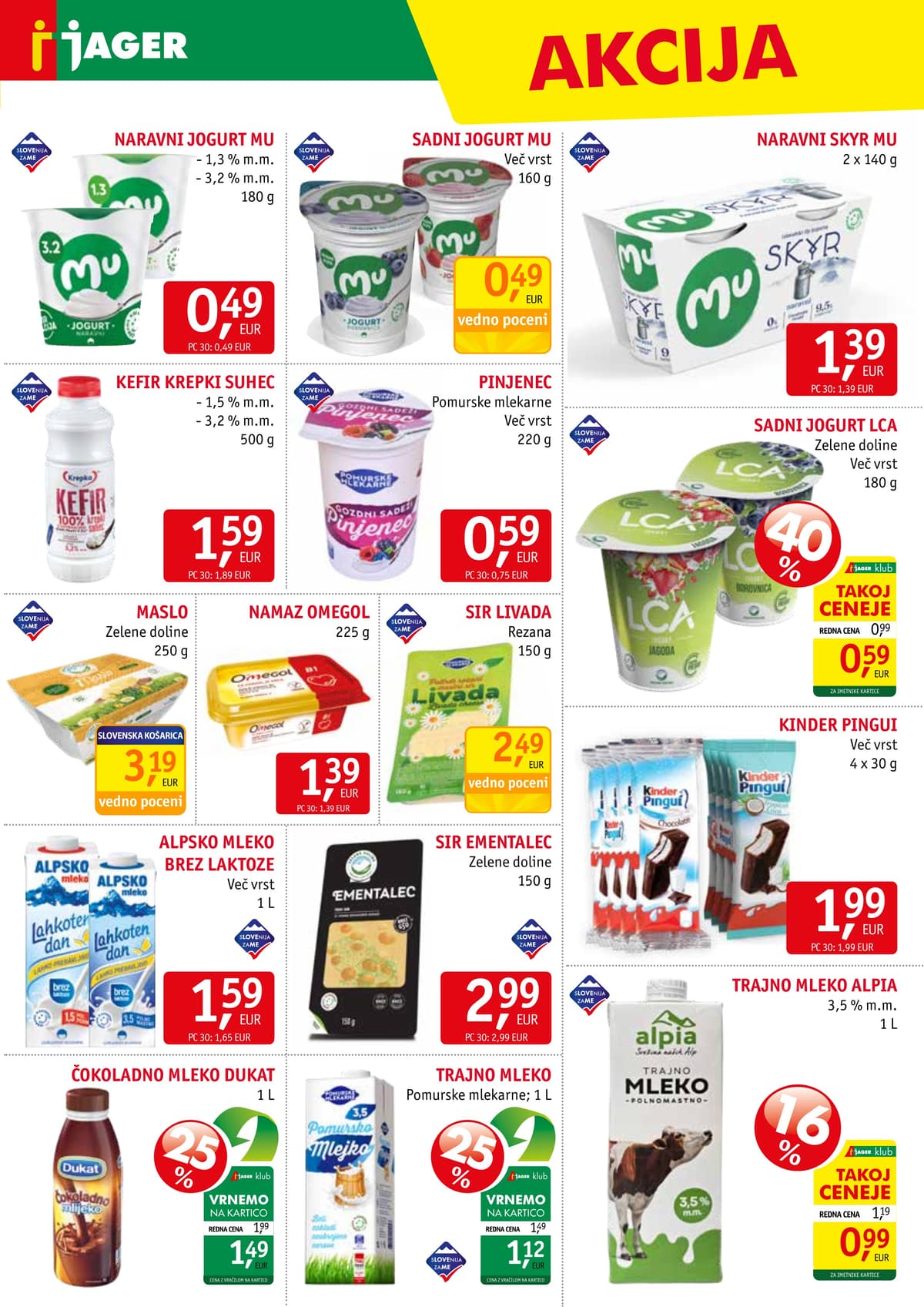 Stran 5. Jager kataloga - Živila od 03.03.2026.