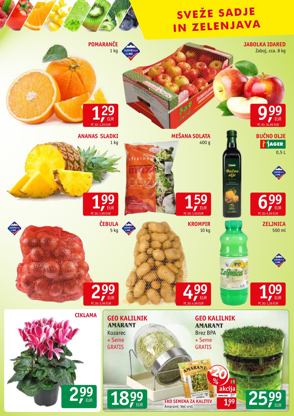 Stran 8. Jager kataloga - Živila