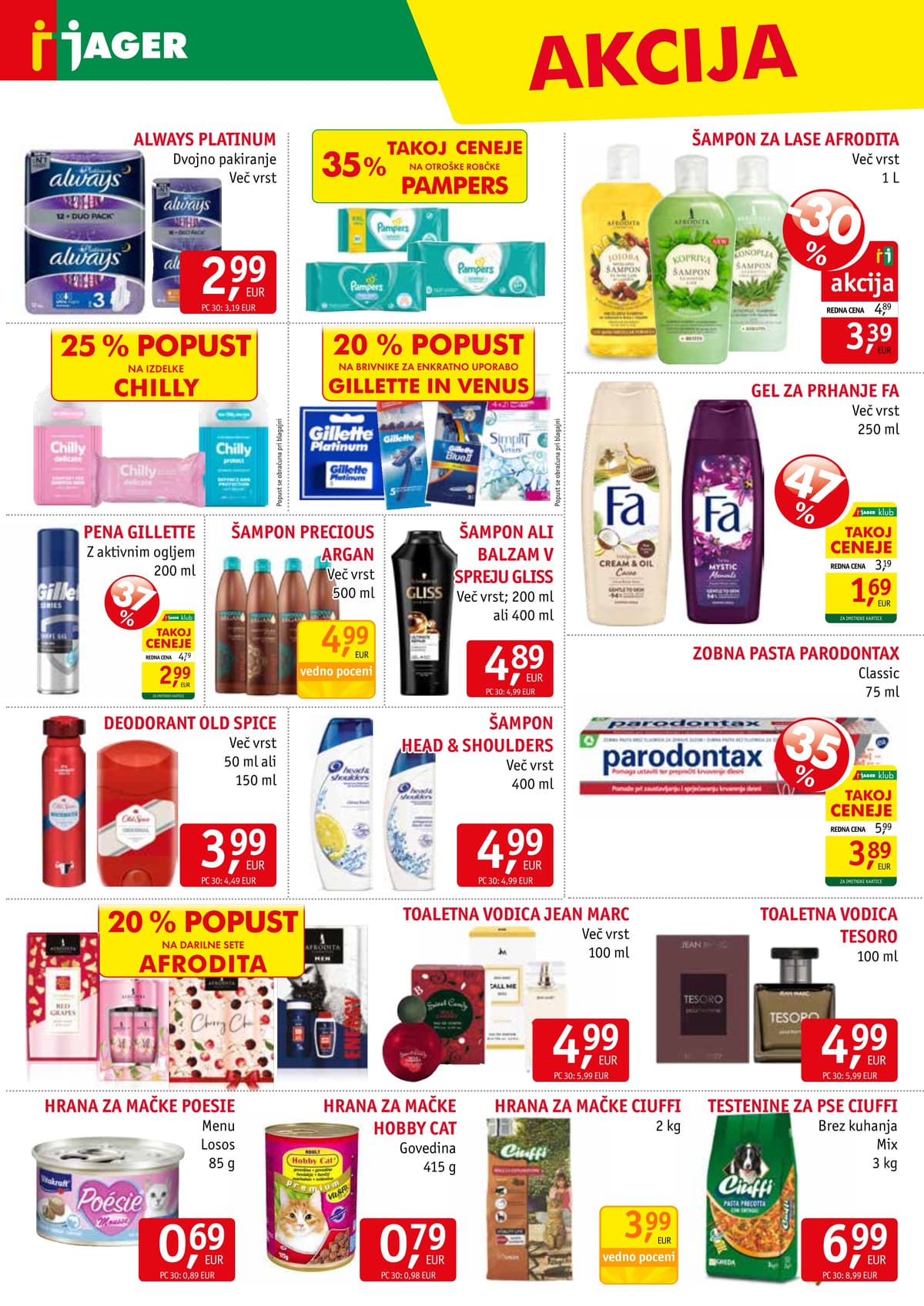Stran 14. Jager kataloga - Živila od 05.03.2026.