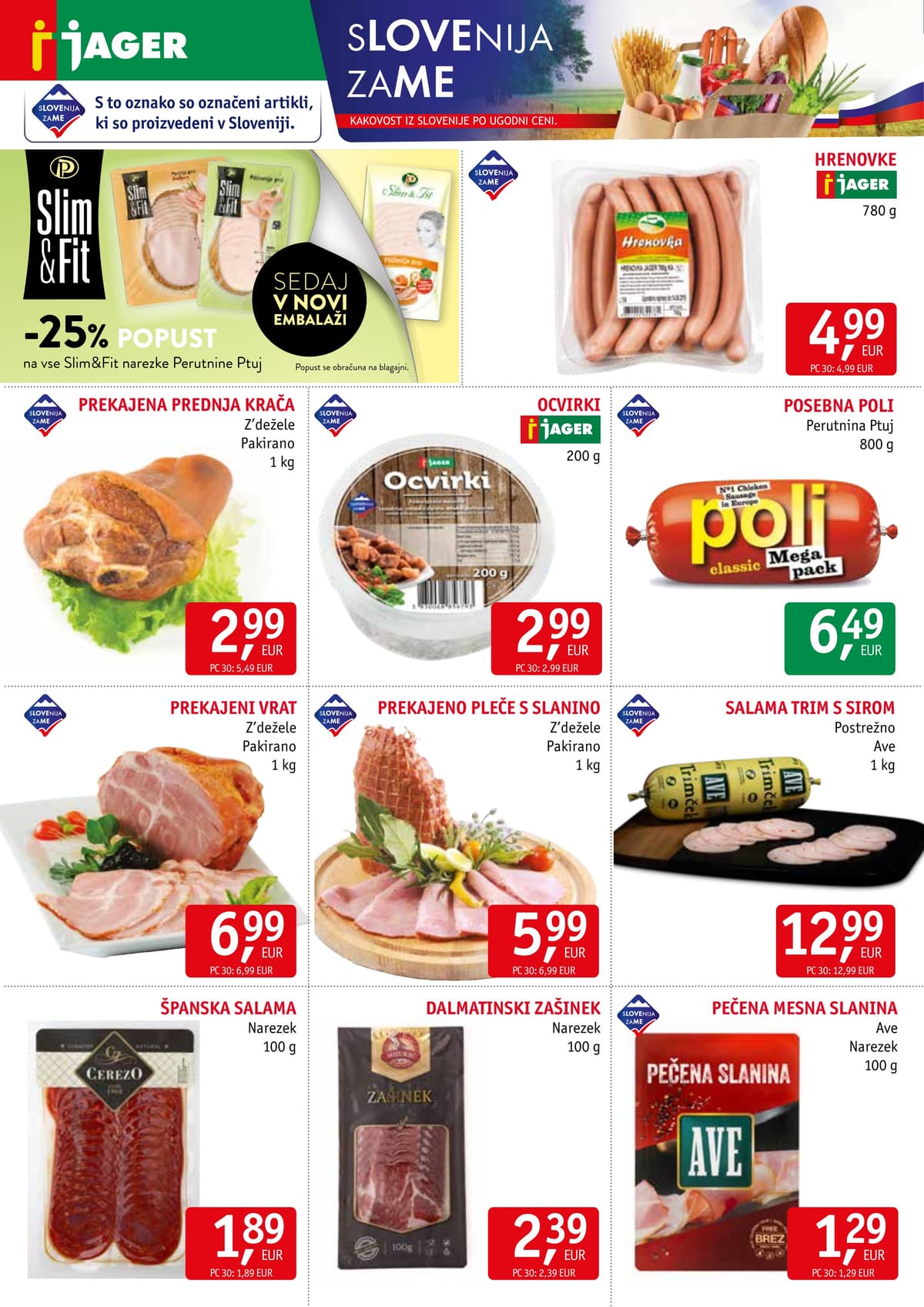 Stran 2. Jager kataloga - Živila od 05.03.2026.