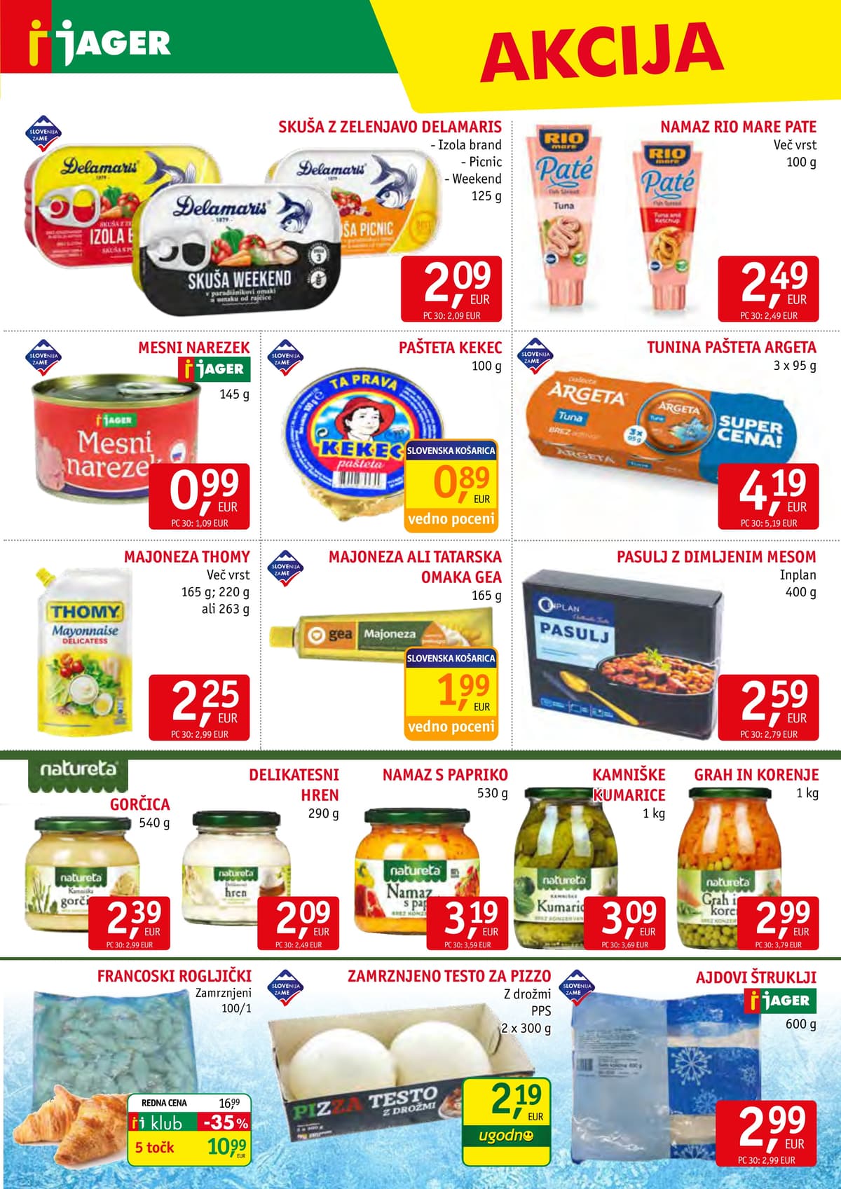 Stran 9. Jager kataloga - Živila od 18.02.2026.