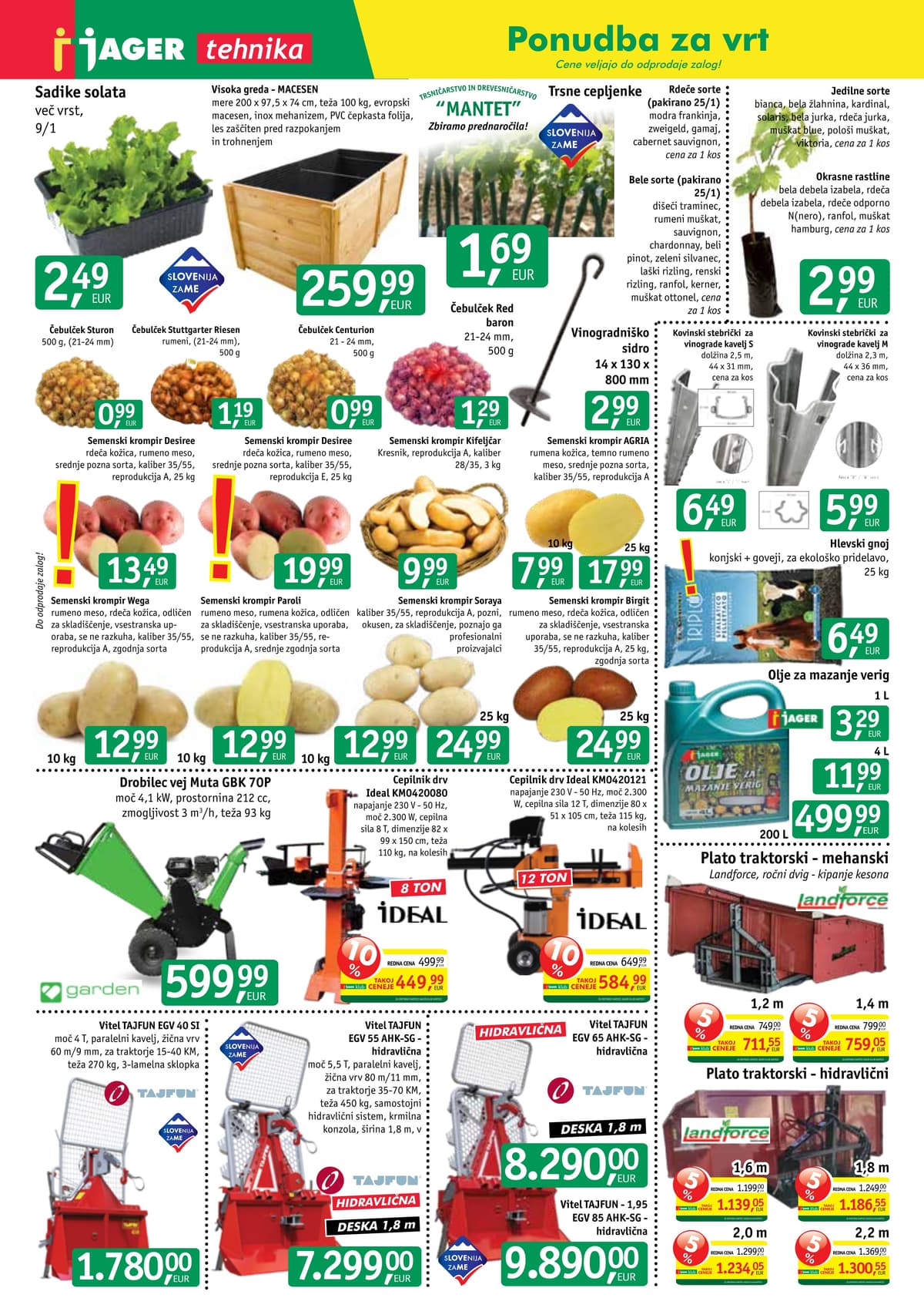 Stran 1. Jager kataloga - Tehnika