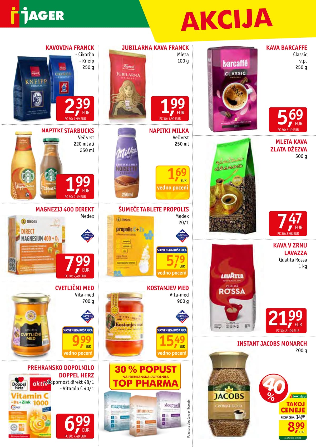 Stran 10. Jager kataloga - Živila od 24.02.2026.
