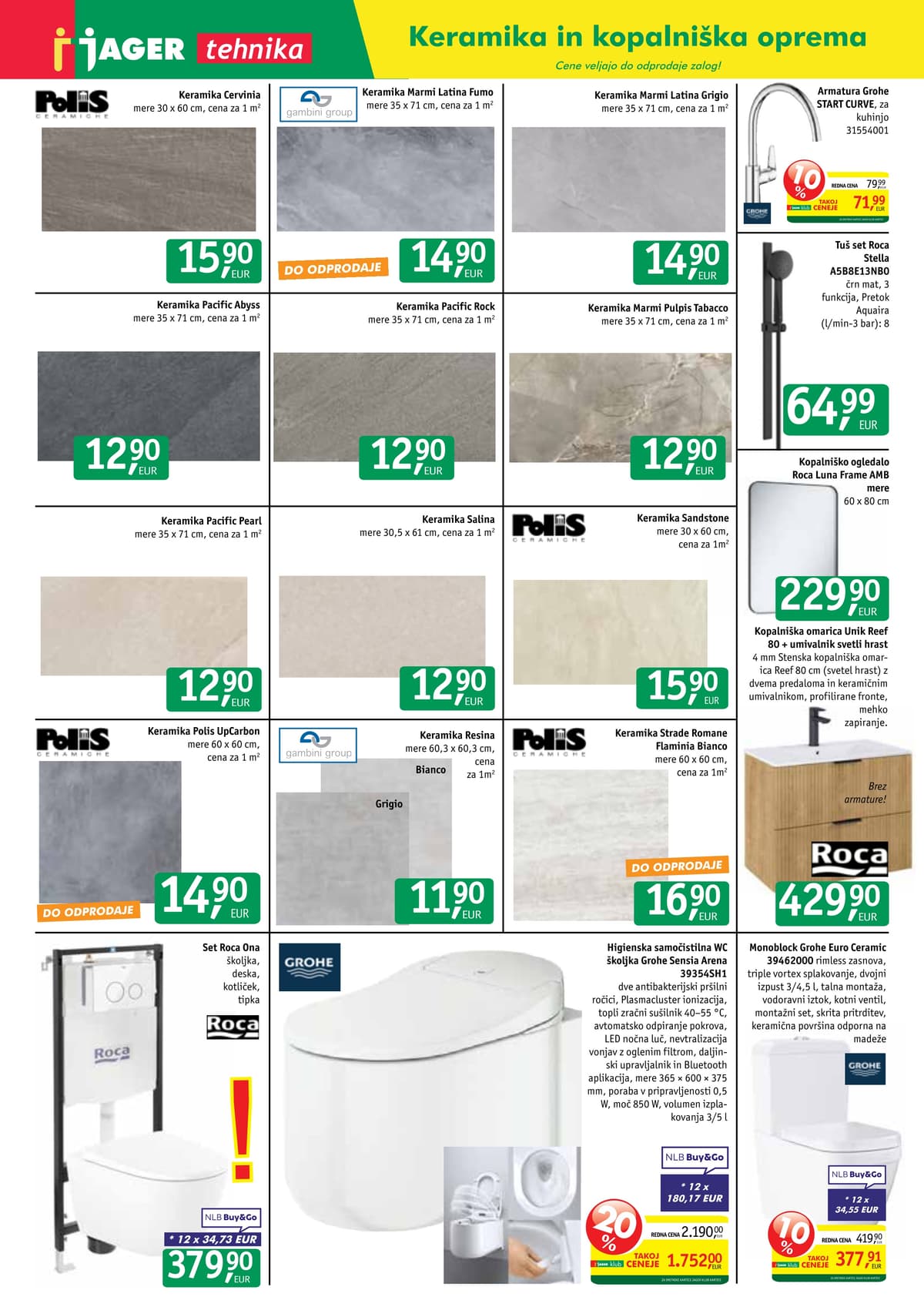 Stran 14. Jager kataloga - Tehnika