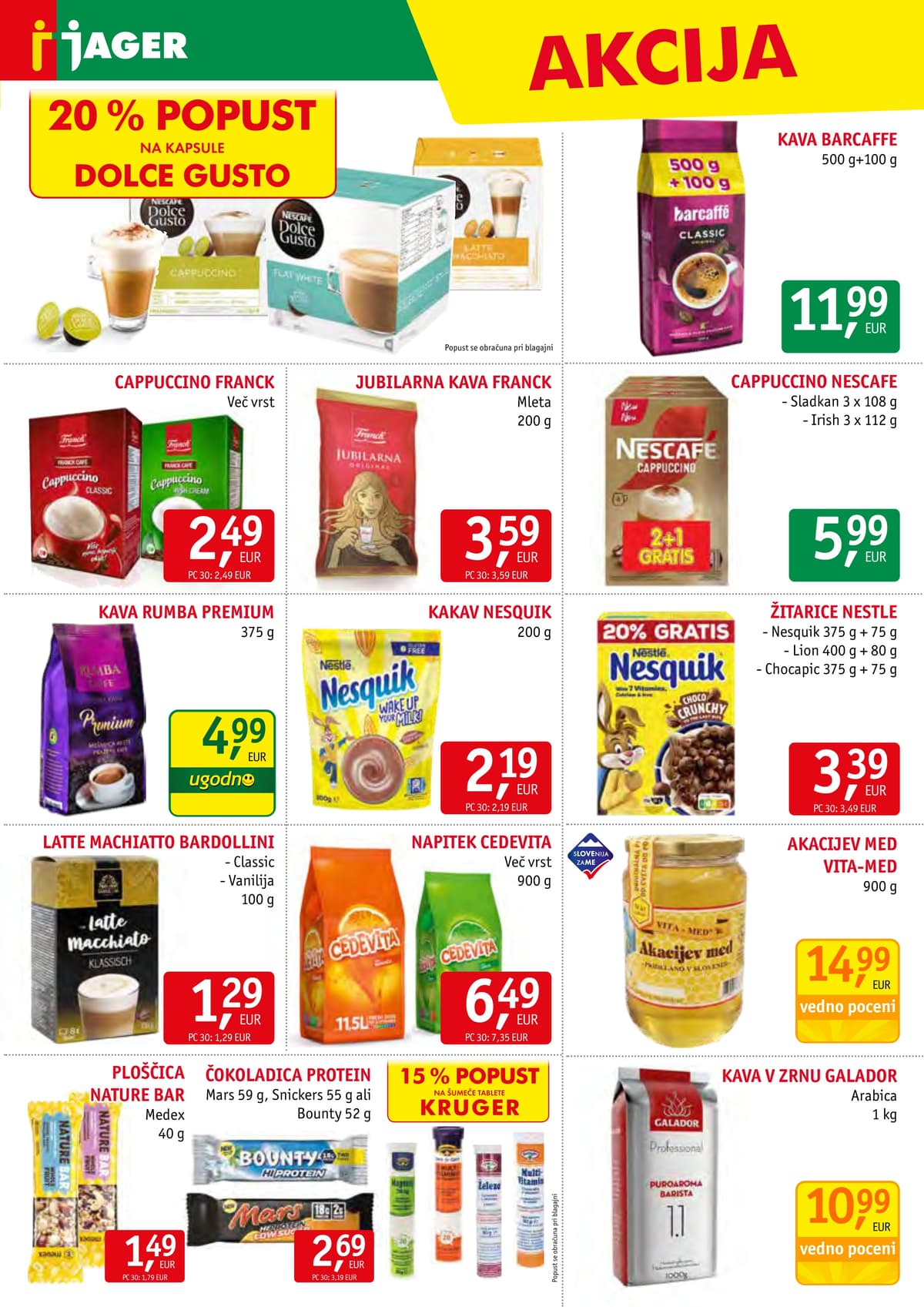 Stran 11. Jager kataloga - Živila