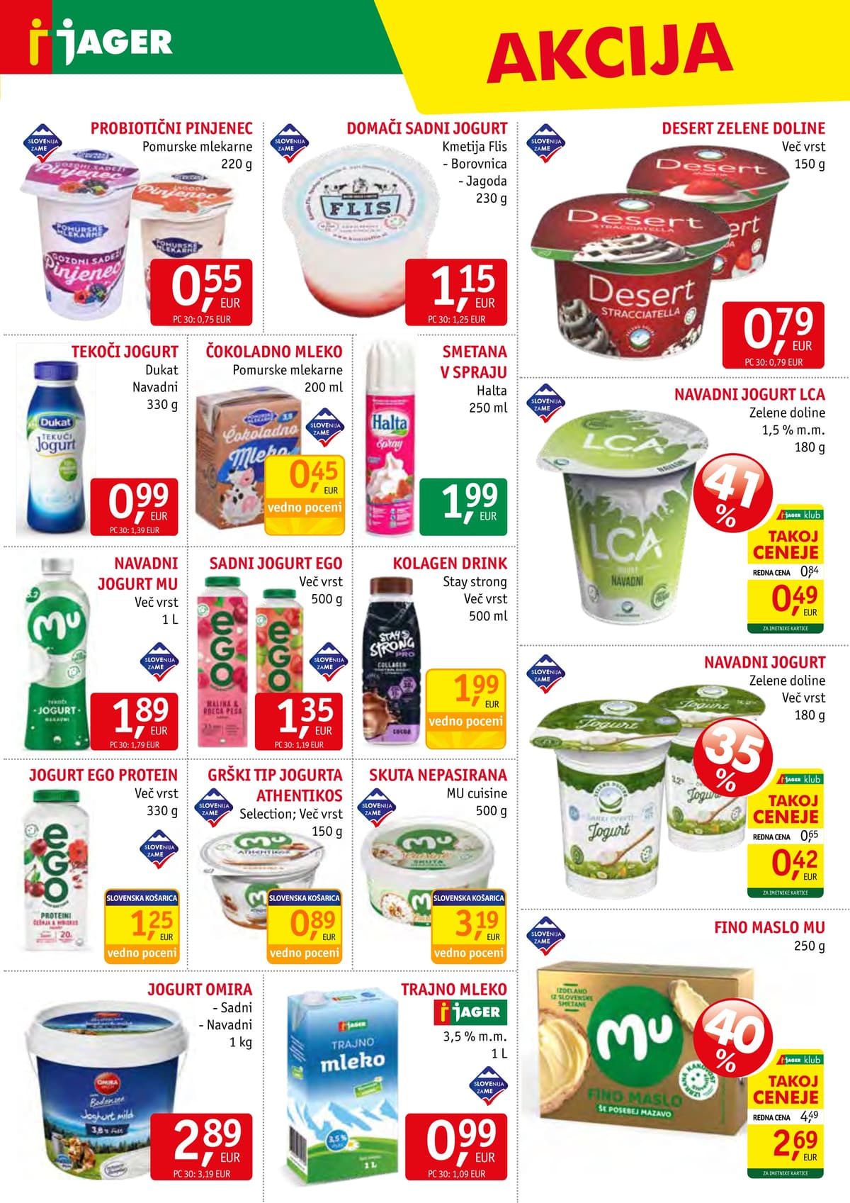 Stran 5. Jager kataloga - Živila