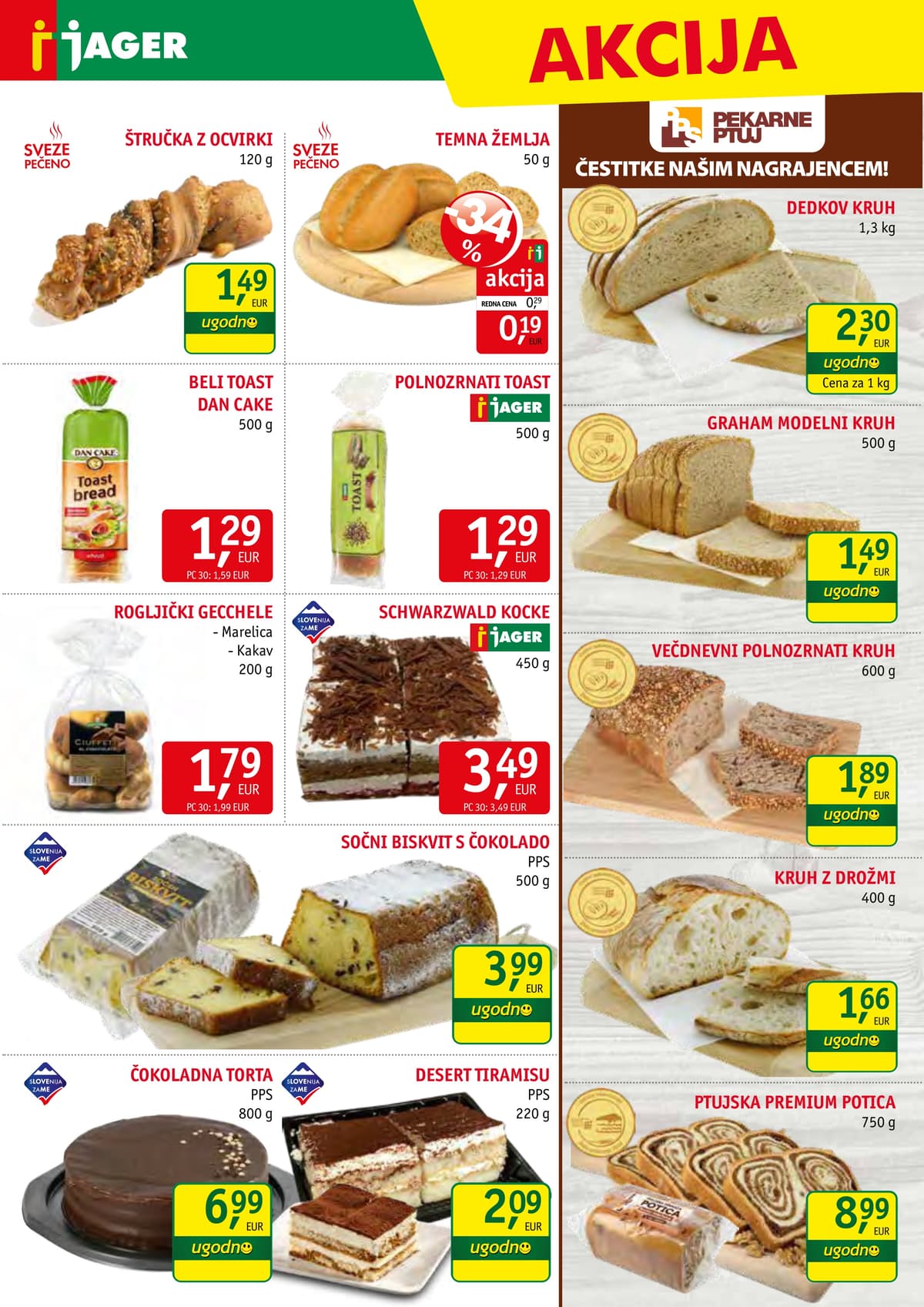 Stran 6. Jager kataloga - Živila