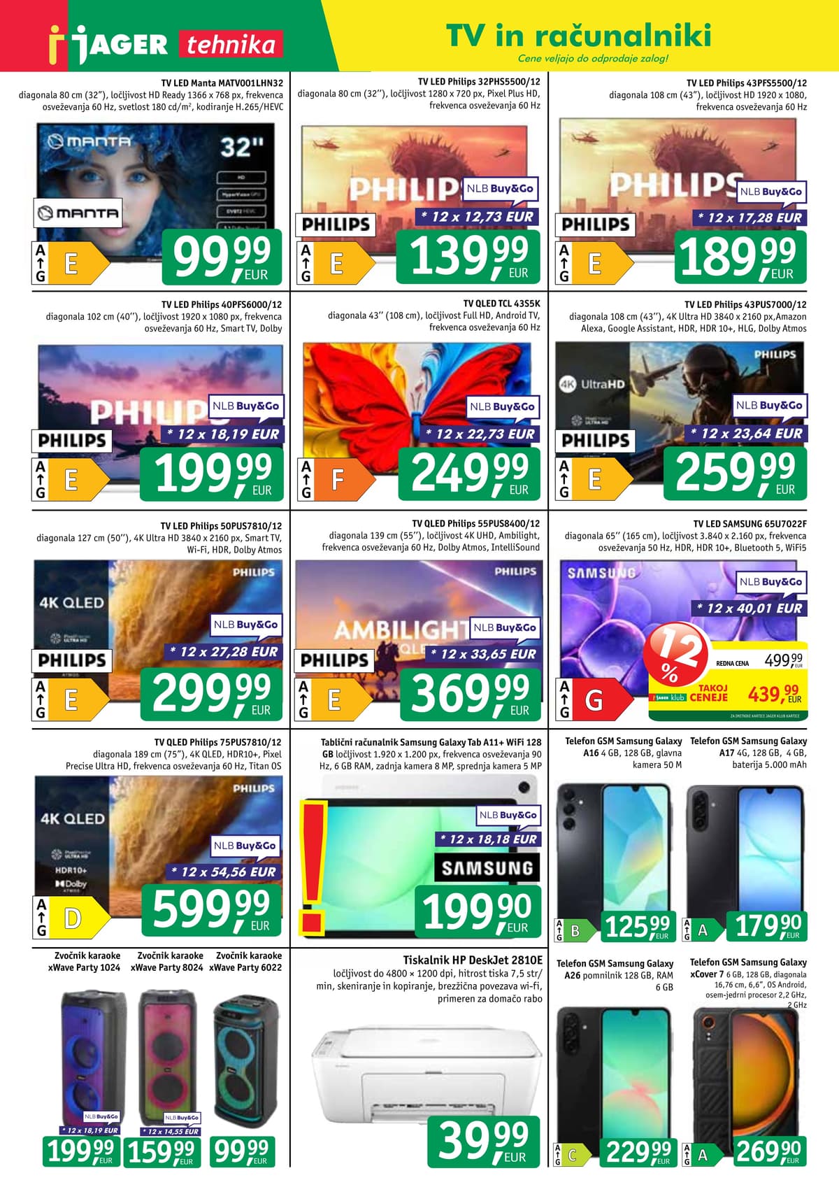 Stran 10. Jager kataloga - Tehnika