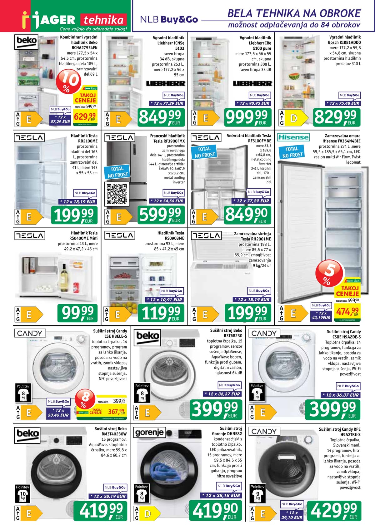 Stran 12. Jager kataloga - Tehnika