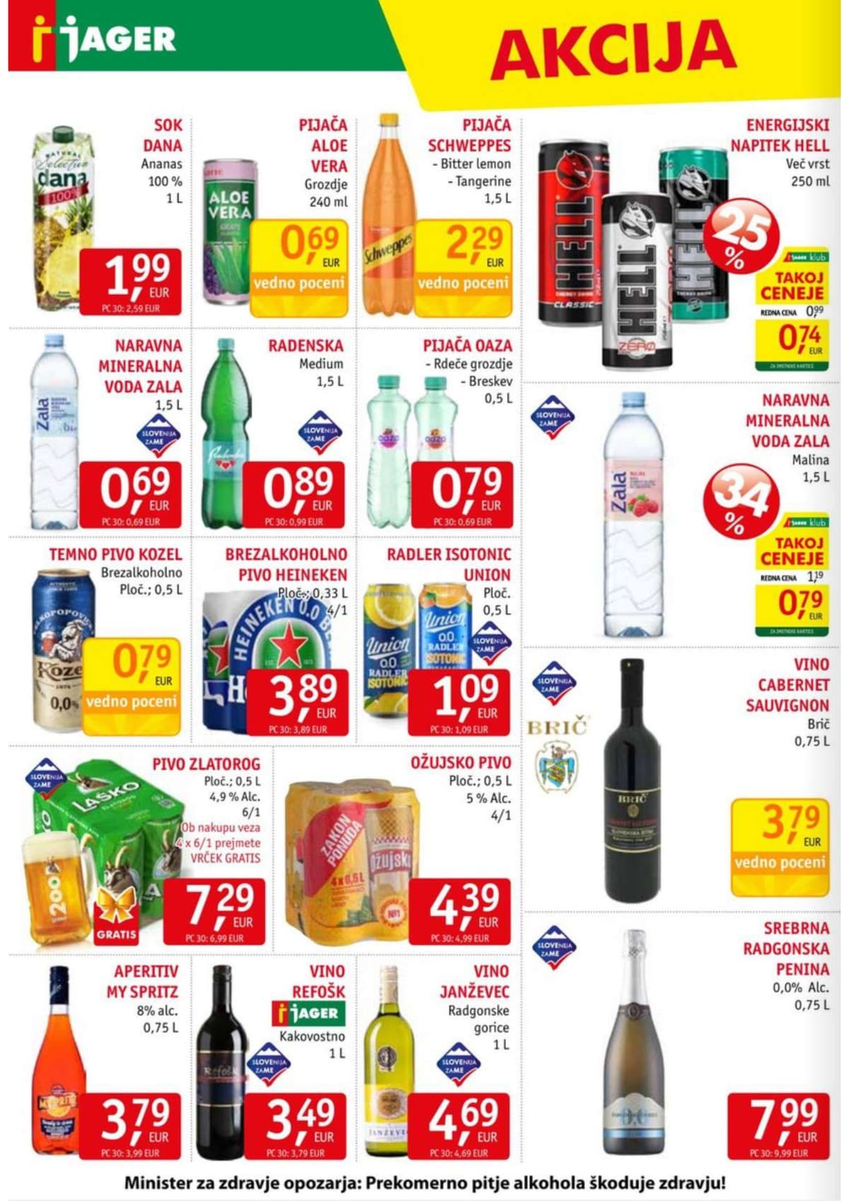 Stran 12. Jager kataloga - Živila