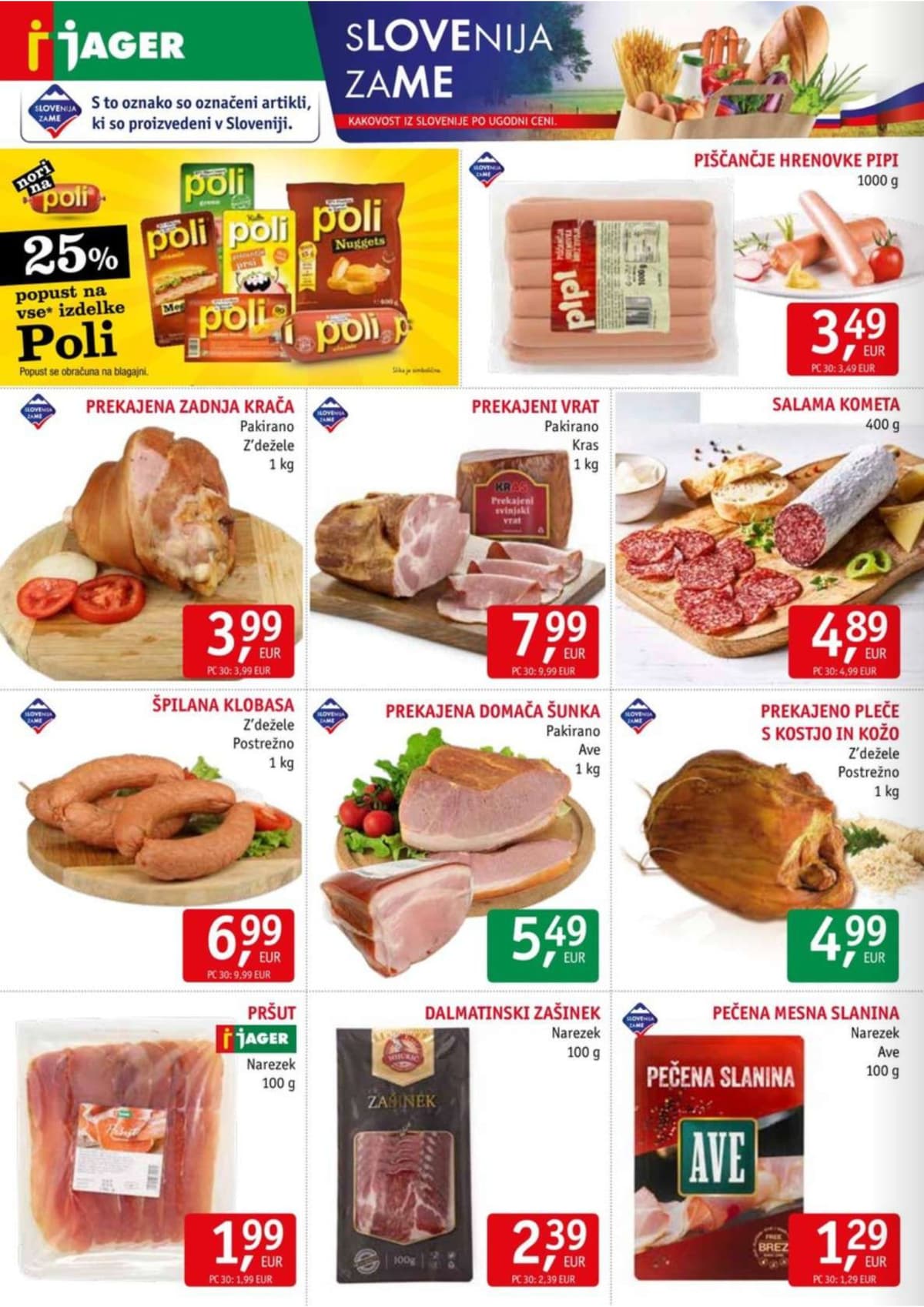 Stran 2. Jager kataloga - Živila