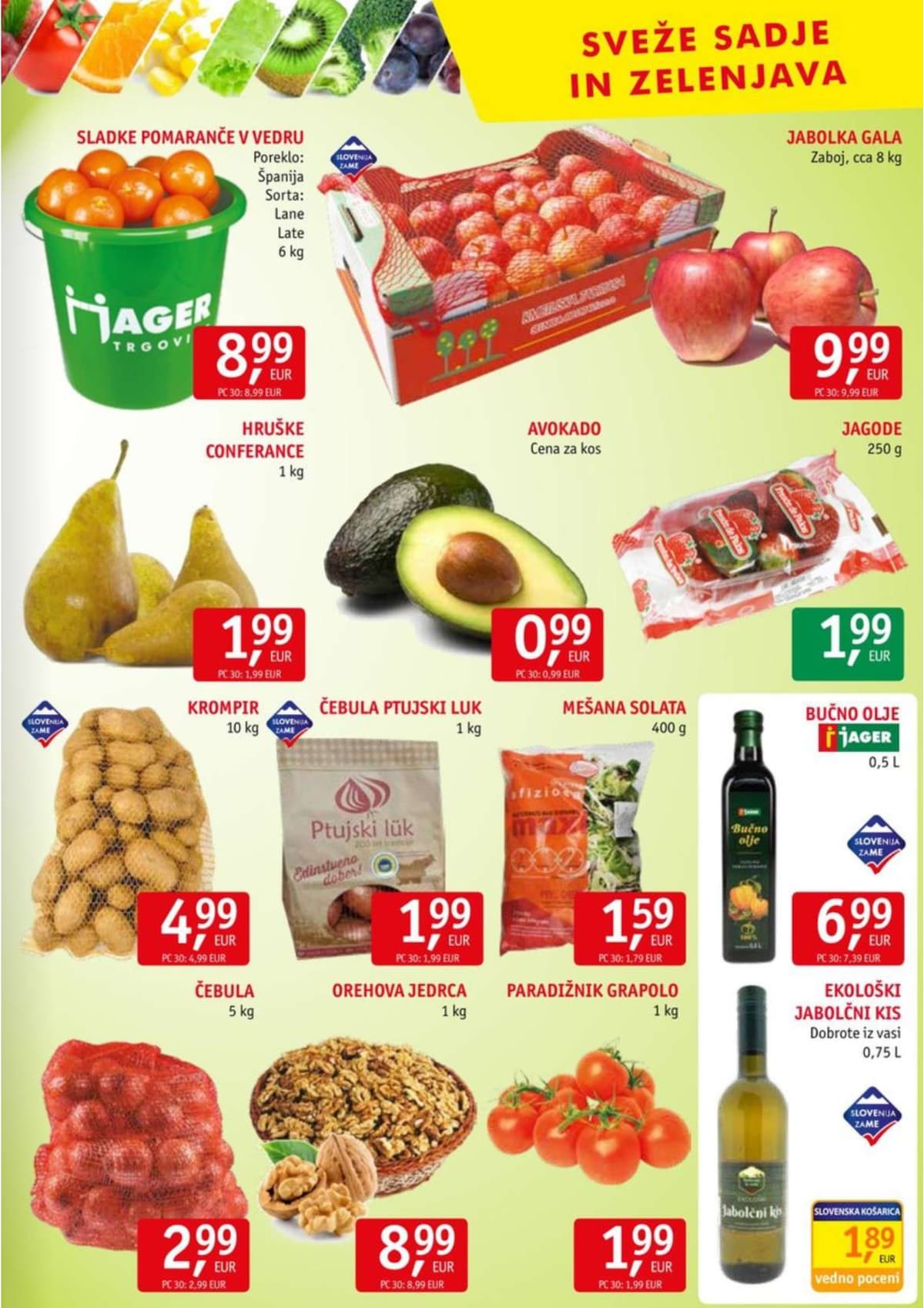 Stran 5. Jager kataloga - Živila