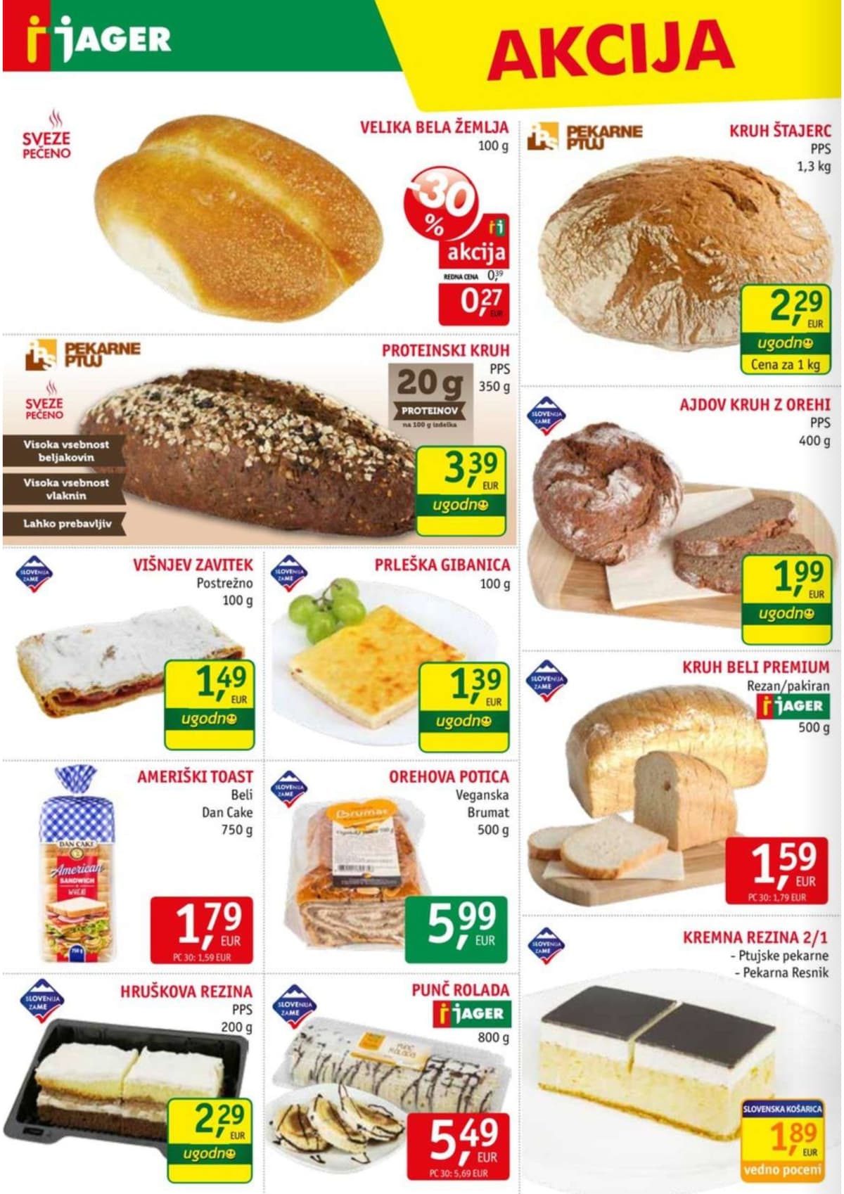 Stran 6. Jager kataloga - Živila