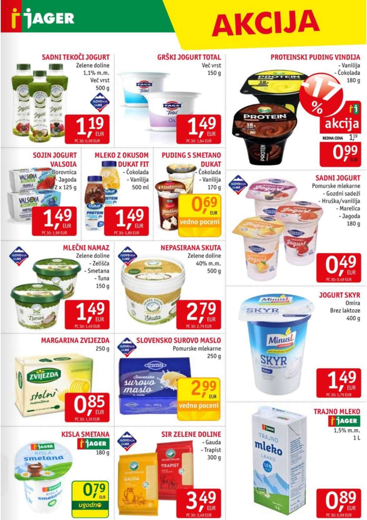 Stran 7. Jager kataloga - Živila