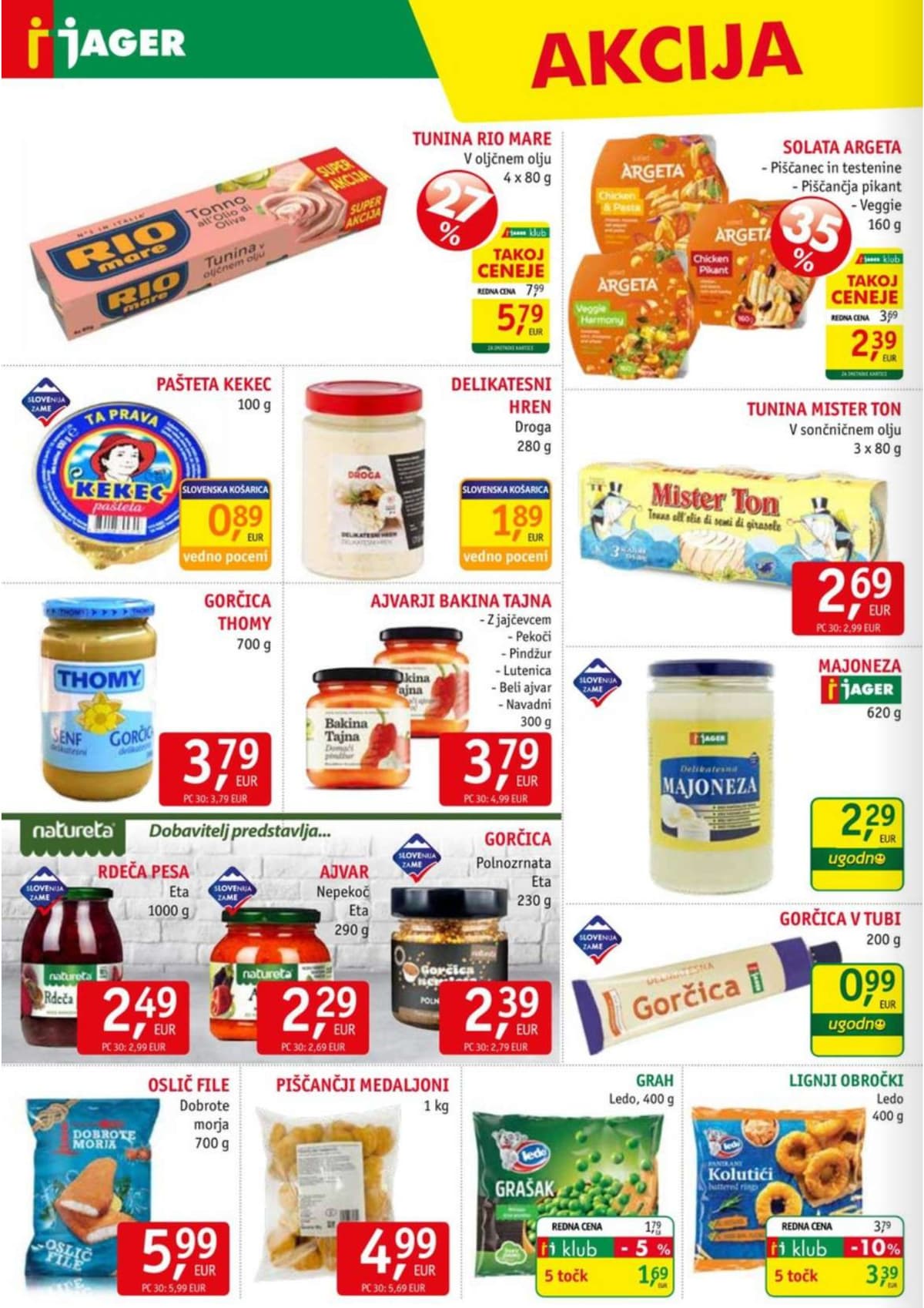 Stran 8. Jager kataloga - Živila