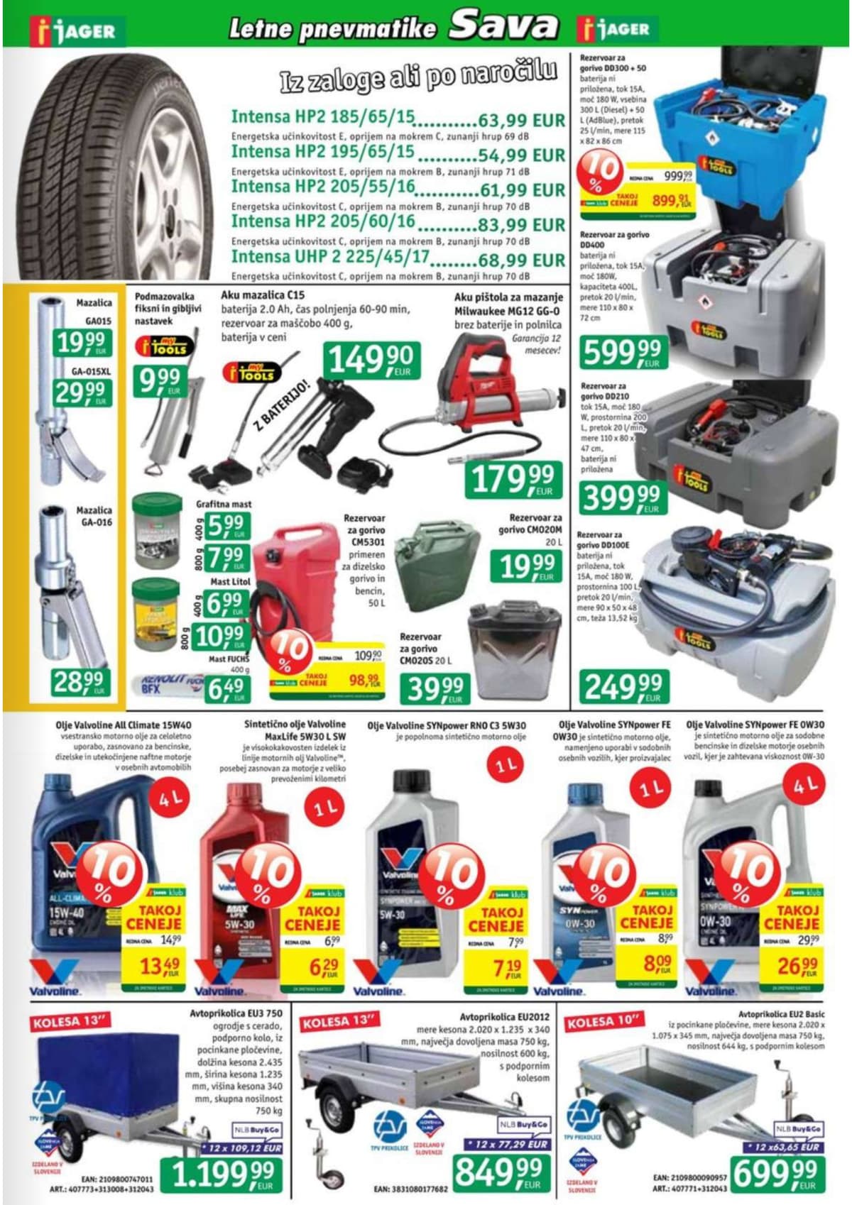 Stran 11. Jager kataloga - Tehnika
