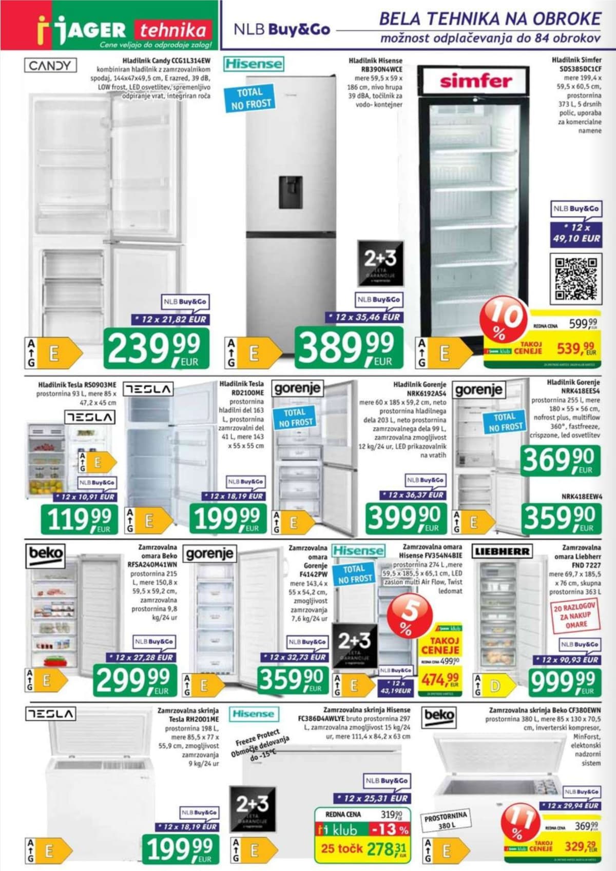 Stran 12. Jager kataloga - Tehnika