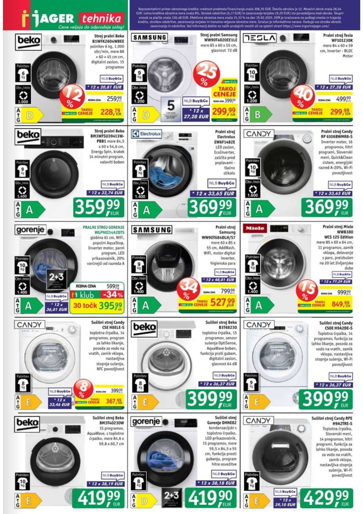 Stran 13. Jager kataloga - Tehnika